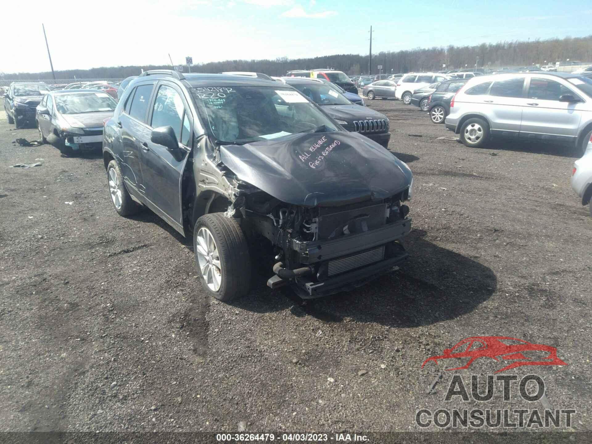 CHEVROLET TRAX 2020 - 3GNCJRSB6LL107369