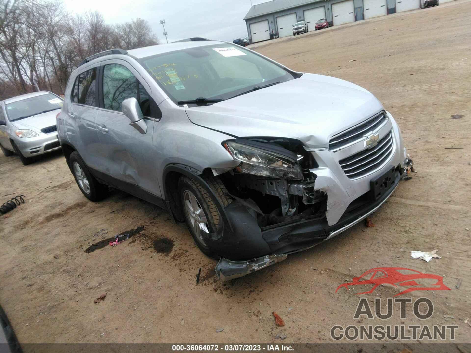 CHEVROLET TRAX 2016 - 3GNCJLSB2GL162873