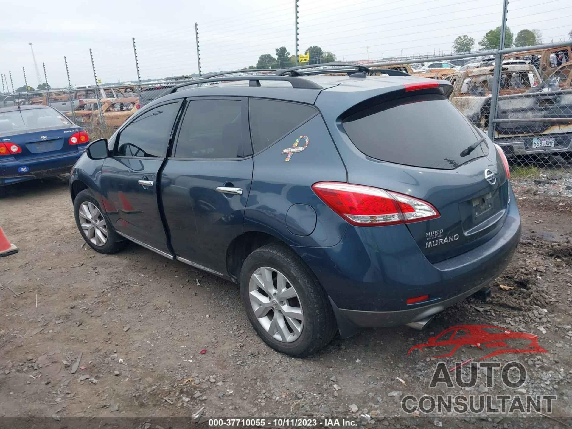 NISSAN MURANO 2013 - JN8AZ1MW2DW318384