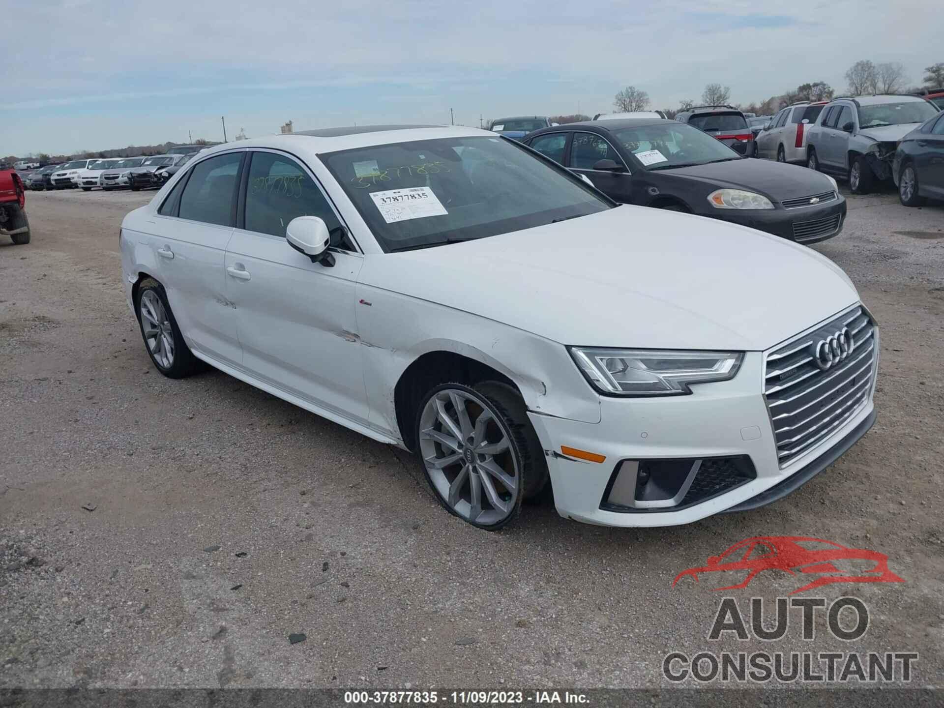 AUDI A4 2019 - WAUENAF48KN018319