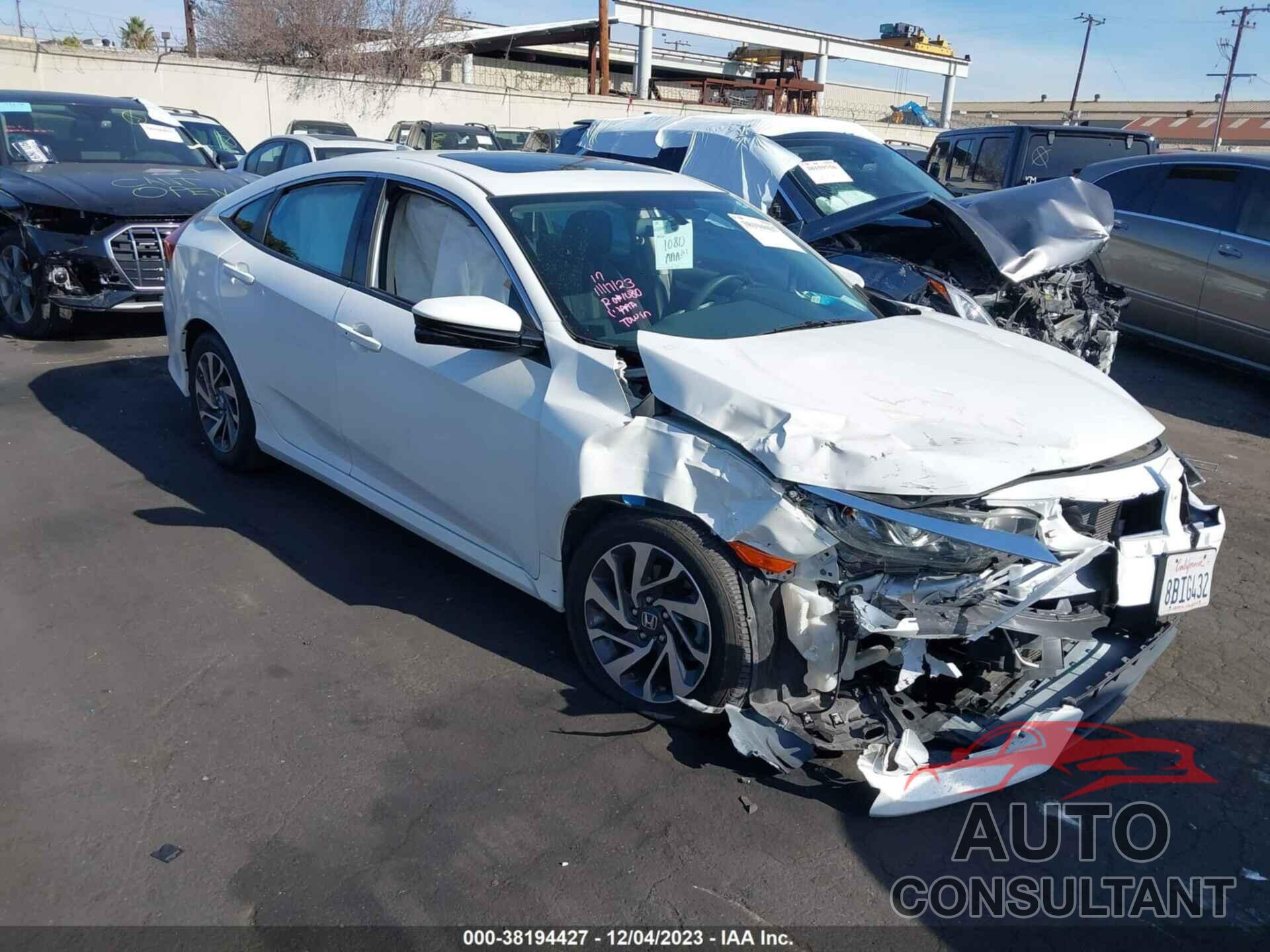 HONDA CIVIC 2017 - 2HGFC2F7XHH566533