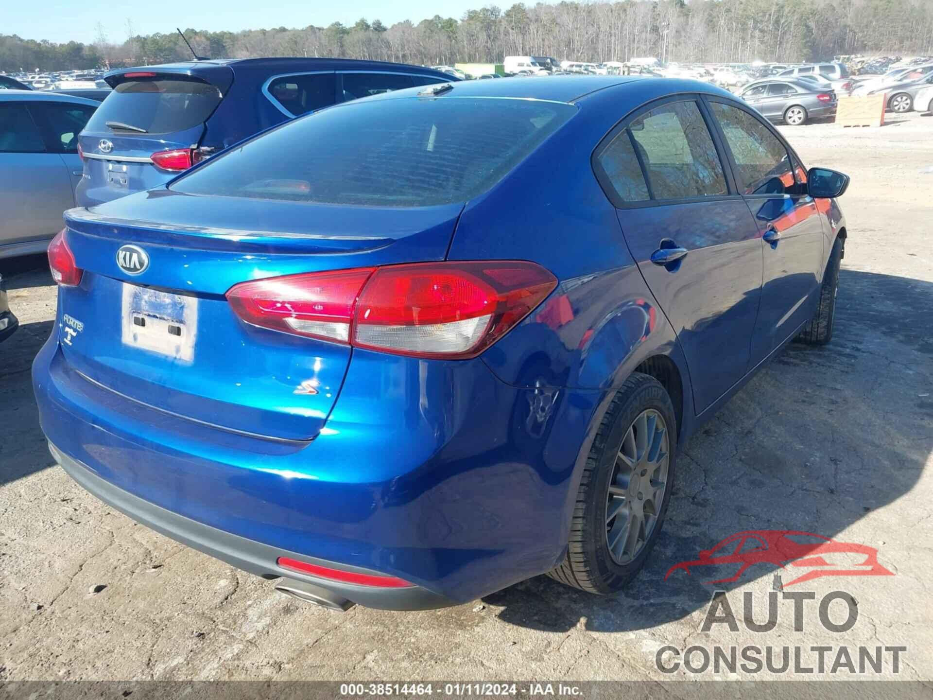 KIA FORTE 2017 - 3KPFL4A72HE018085