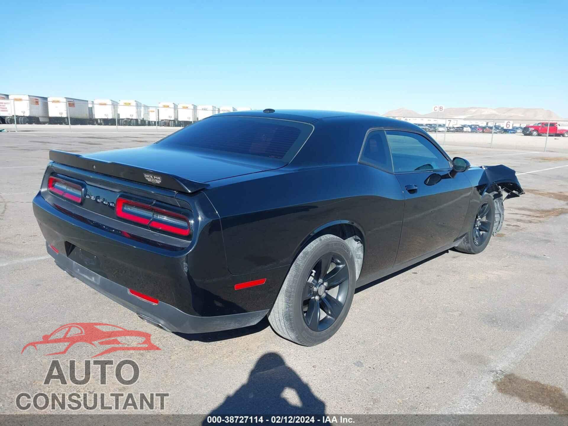 DODGE CHALLENGER 2018 - 2C3CDZAG4JH302927