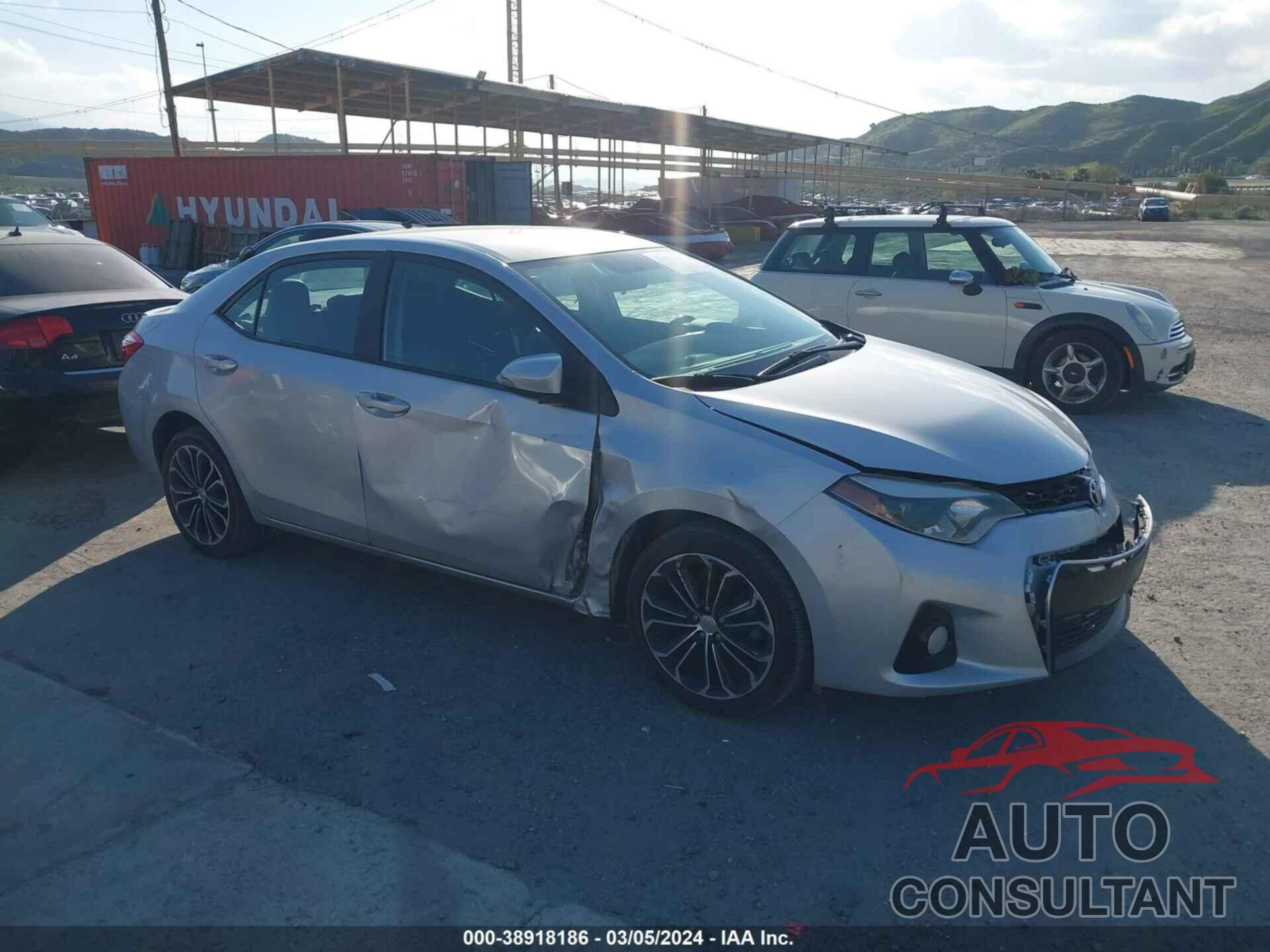 TOYOTA COROLLA 2016 - 5YFBURHE7GP390662
