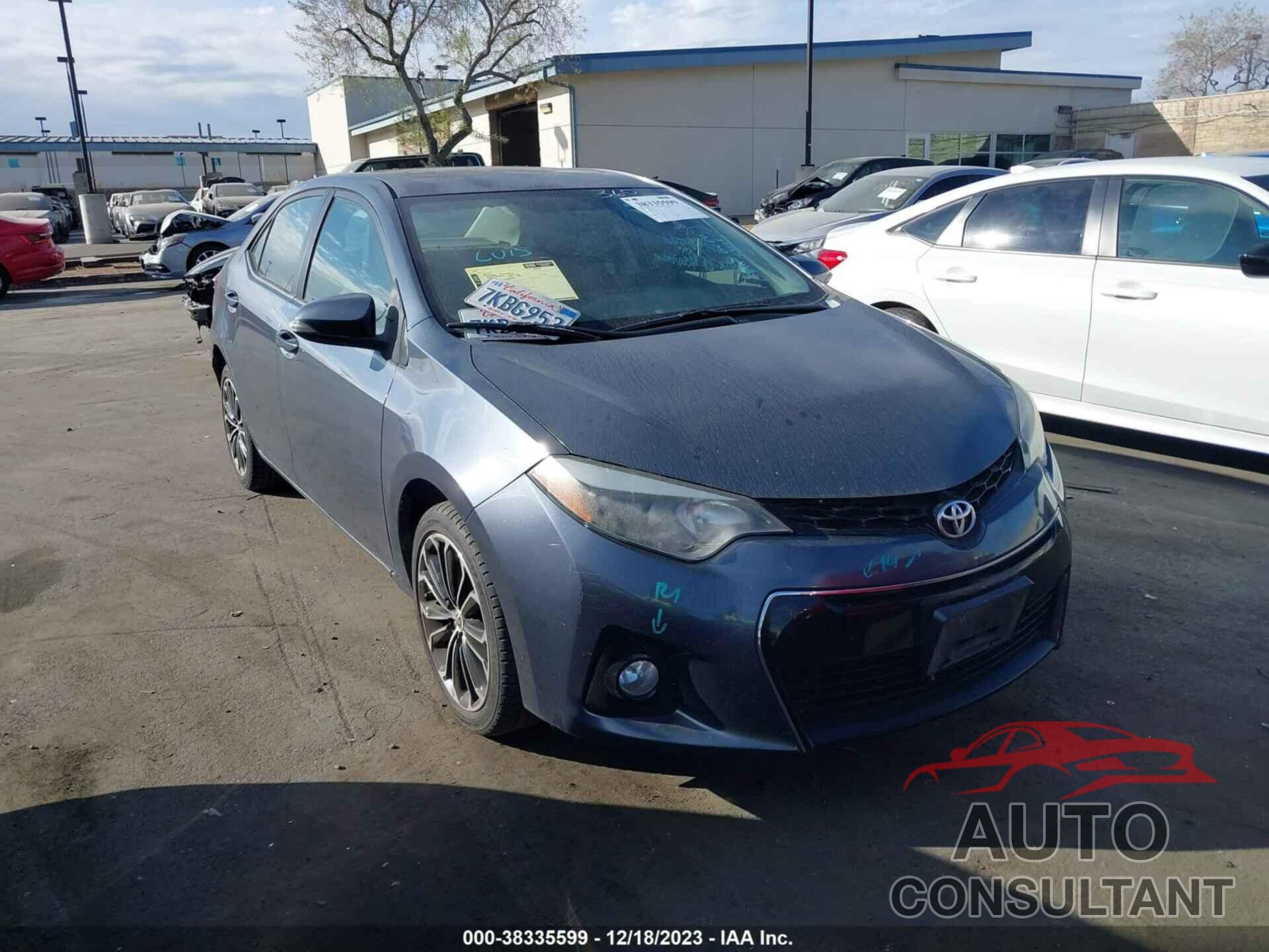 TOYOTA COROLLA 2015 - 5YFBURHE1FP270158