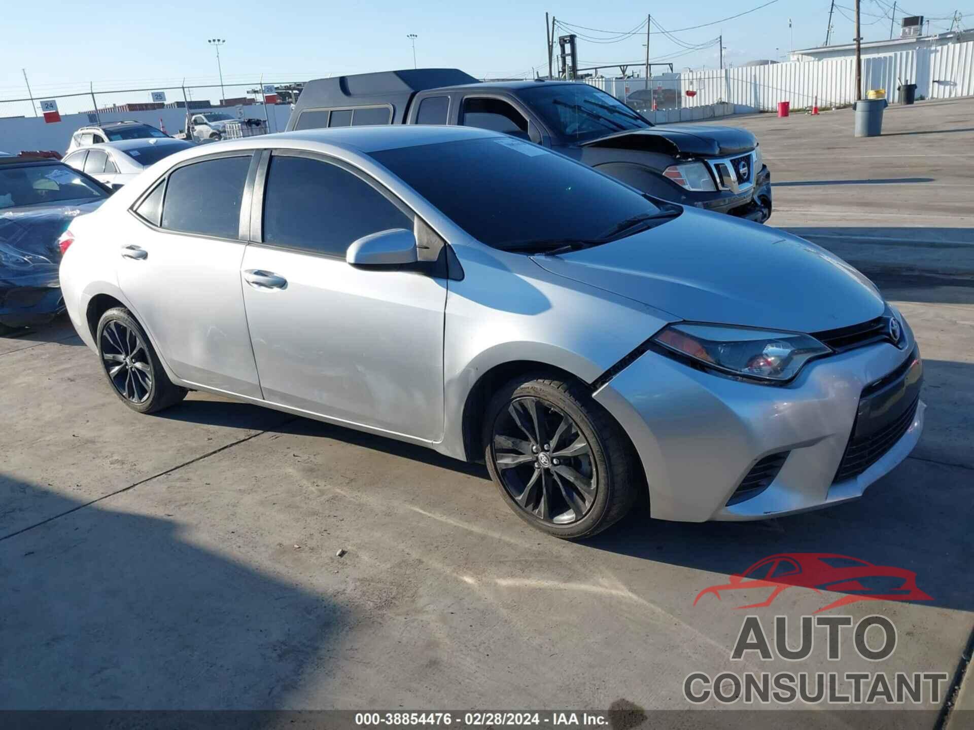 TOYOTA COROLLA 2016 - 5YFBURHE9GP402469