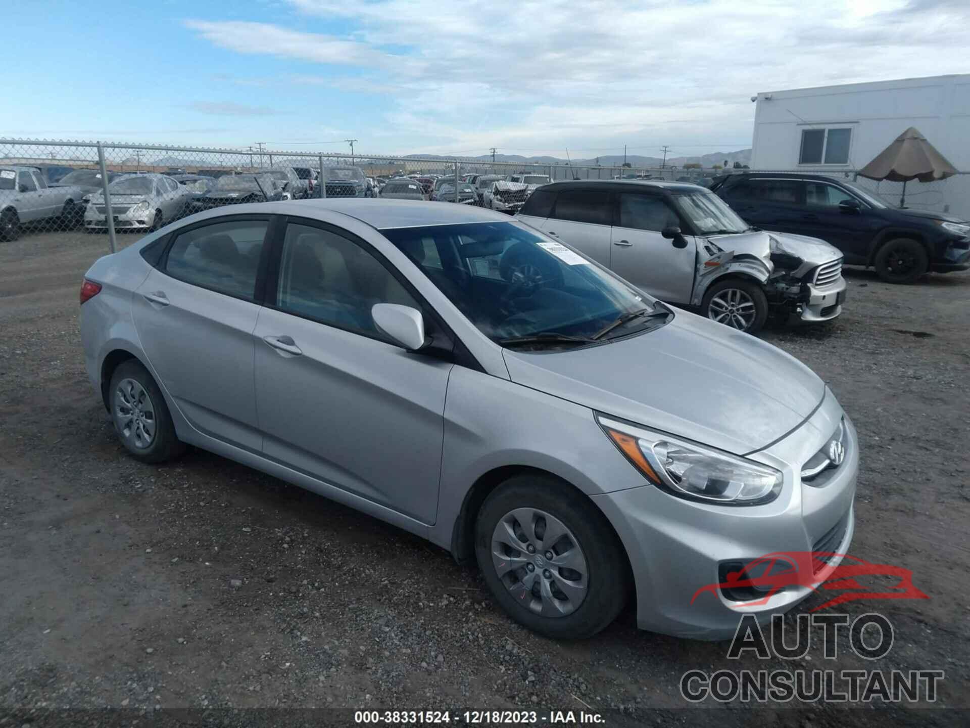 HYUNDAI ACCENT 2017 - KMHCT4AE3HU340054