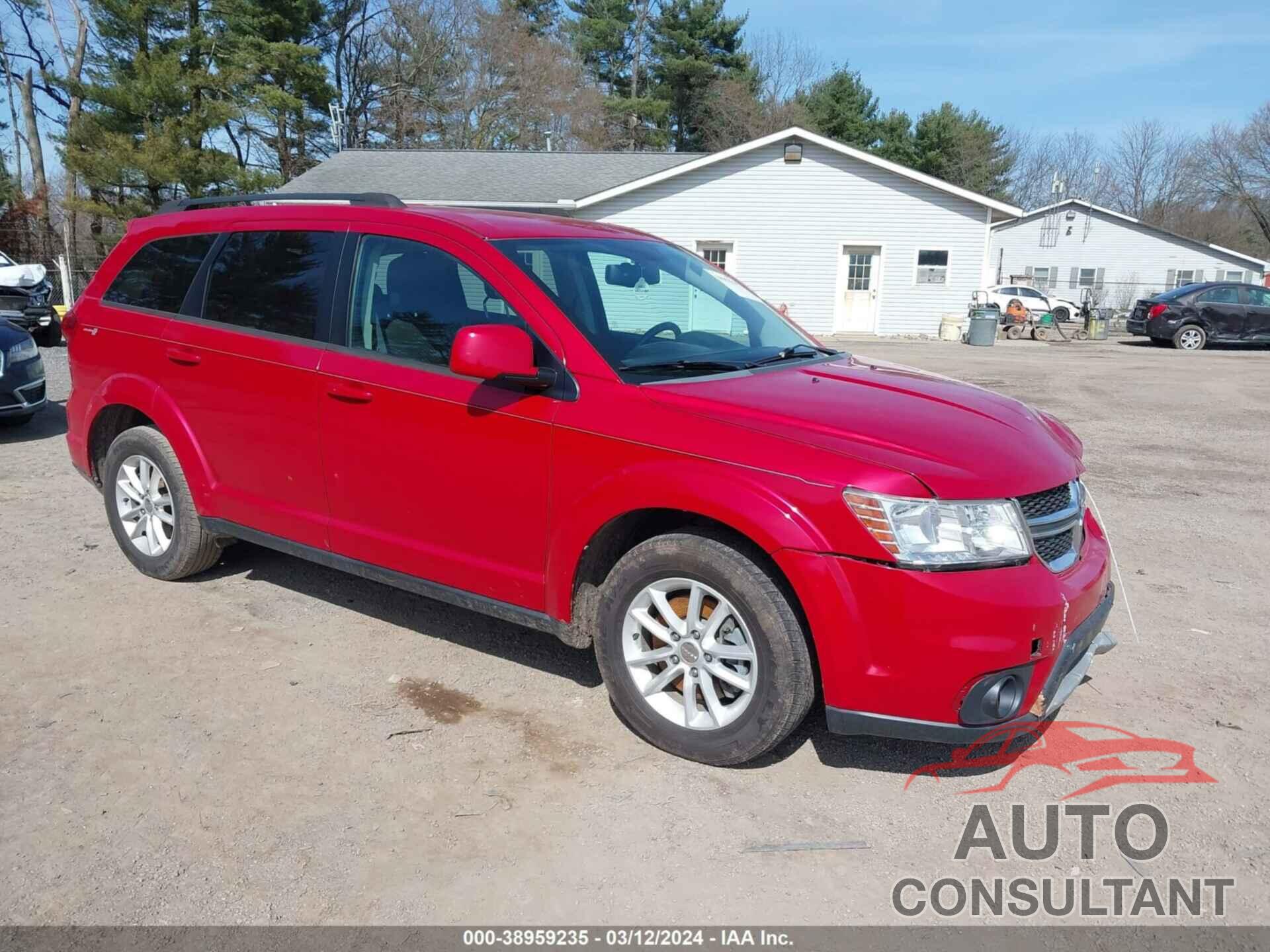 DODGE JOURNEY 2016 - 3C4PDCBB9GT167005