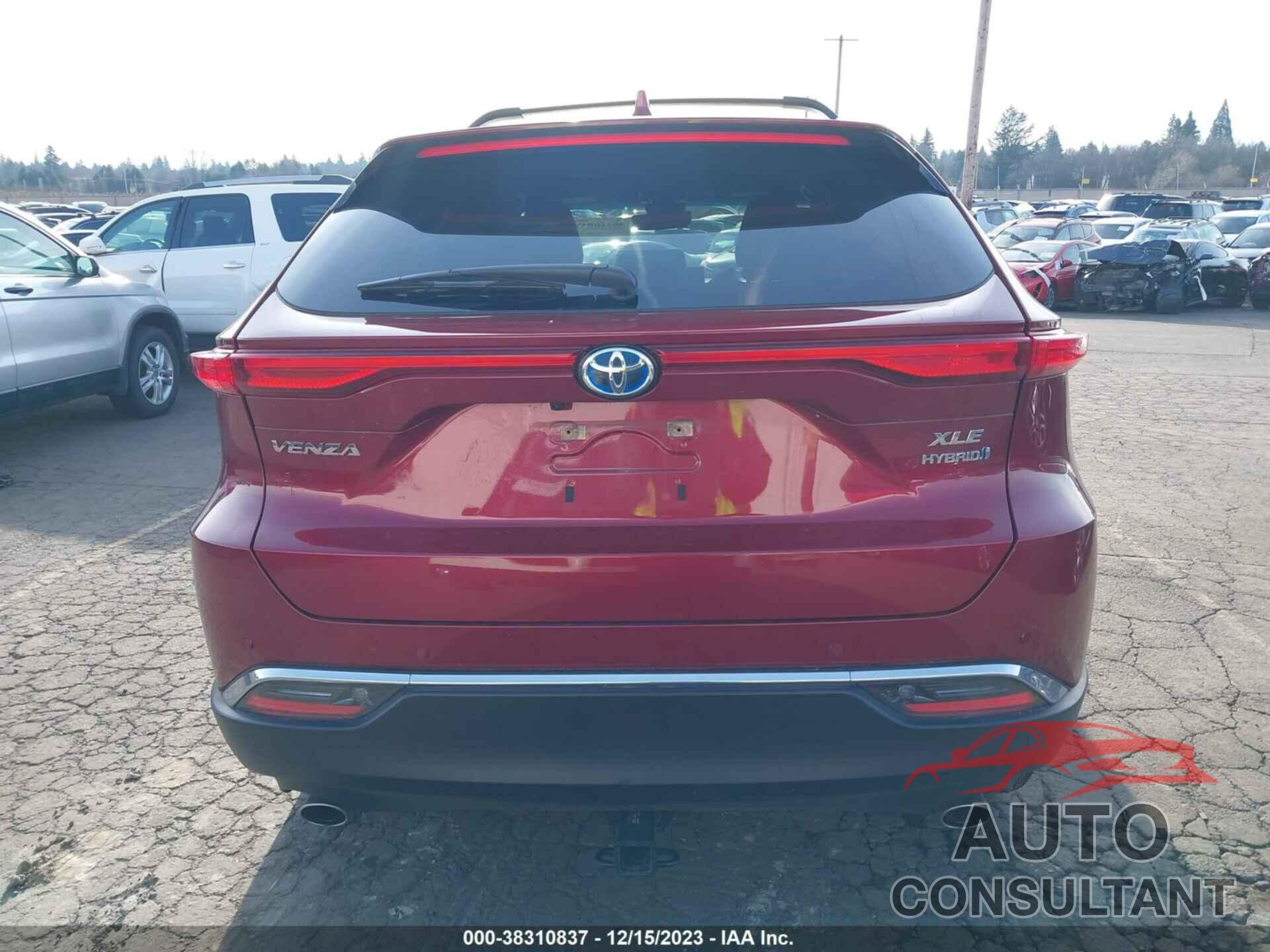 TOYOTA VENZA 2021 - JTEAAAAH1MJ065964