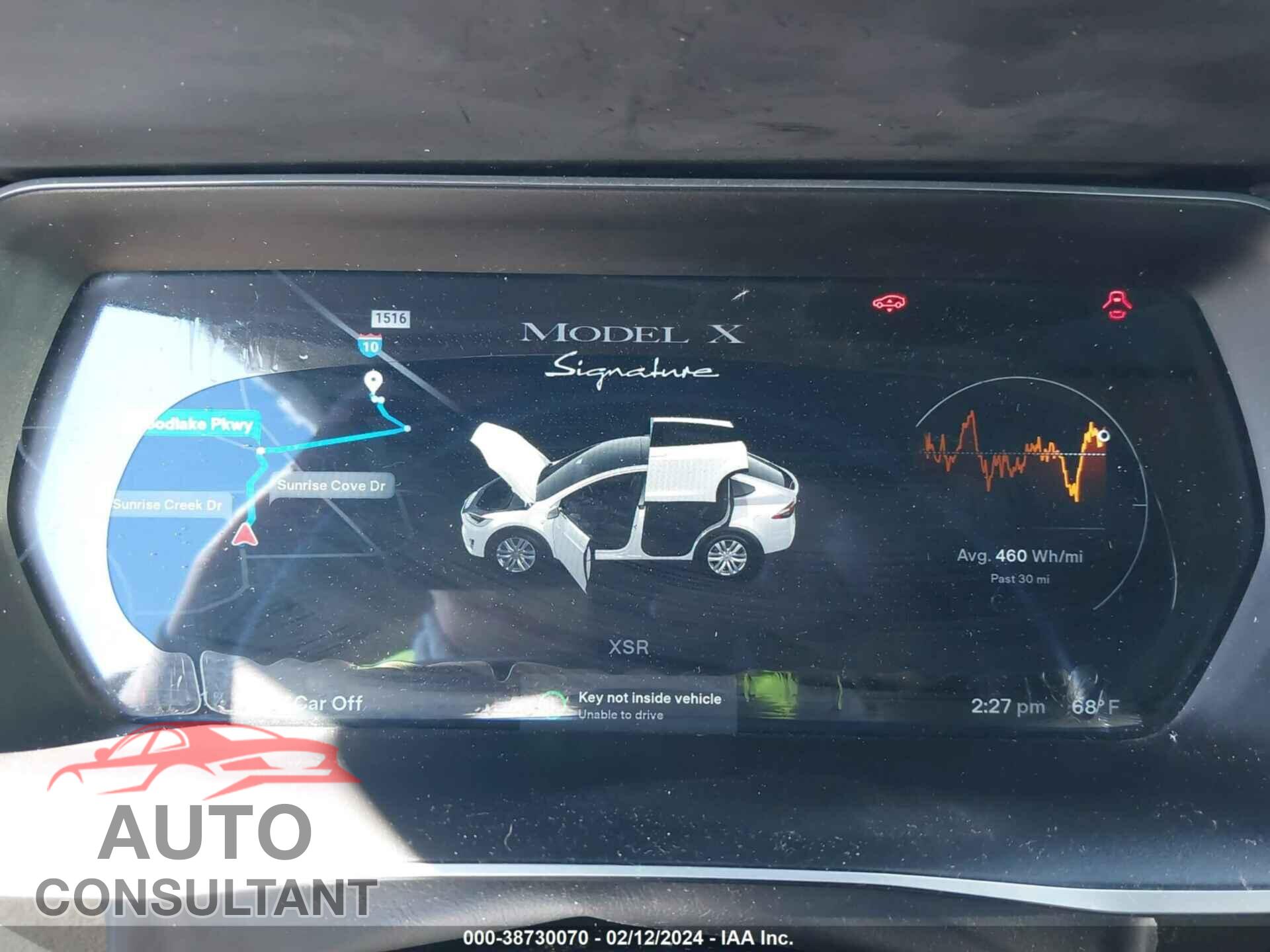 TESLA MODEL X 2016 - 5YJXCAE48GFS00434