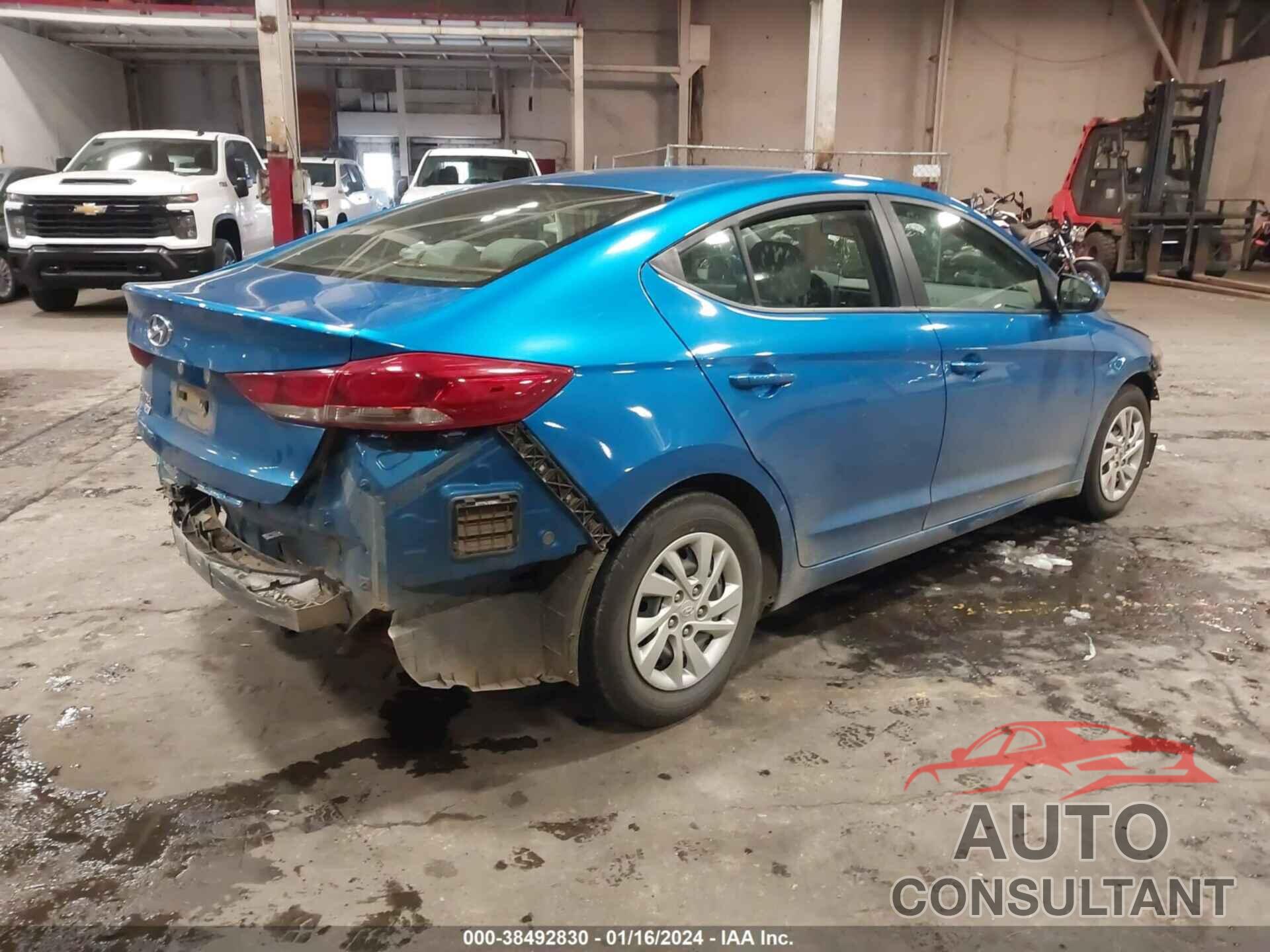 HYUNDAI ELANTRA 2018 - 5NPD74LF3JH330482