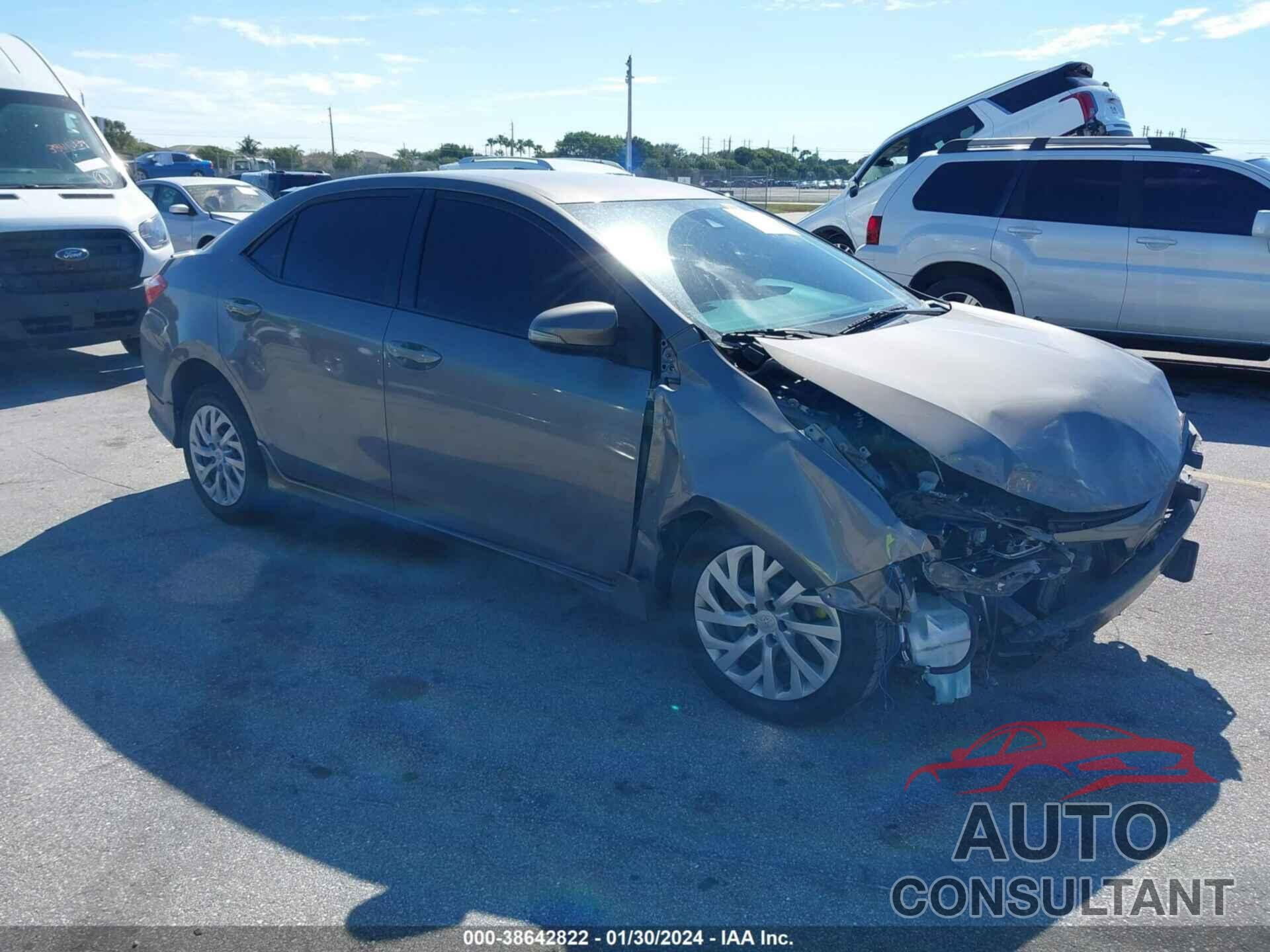 TOYOTA COROLLA 2019 - 5YFBURHE4KP944135