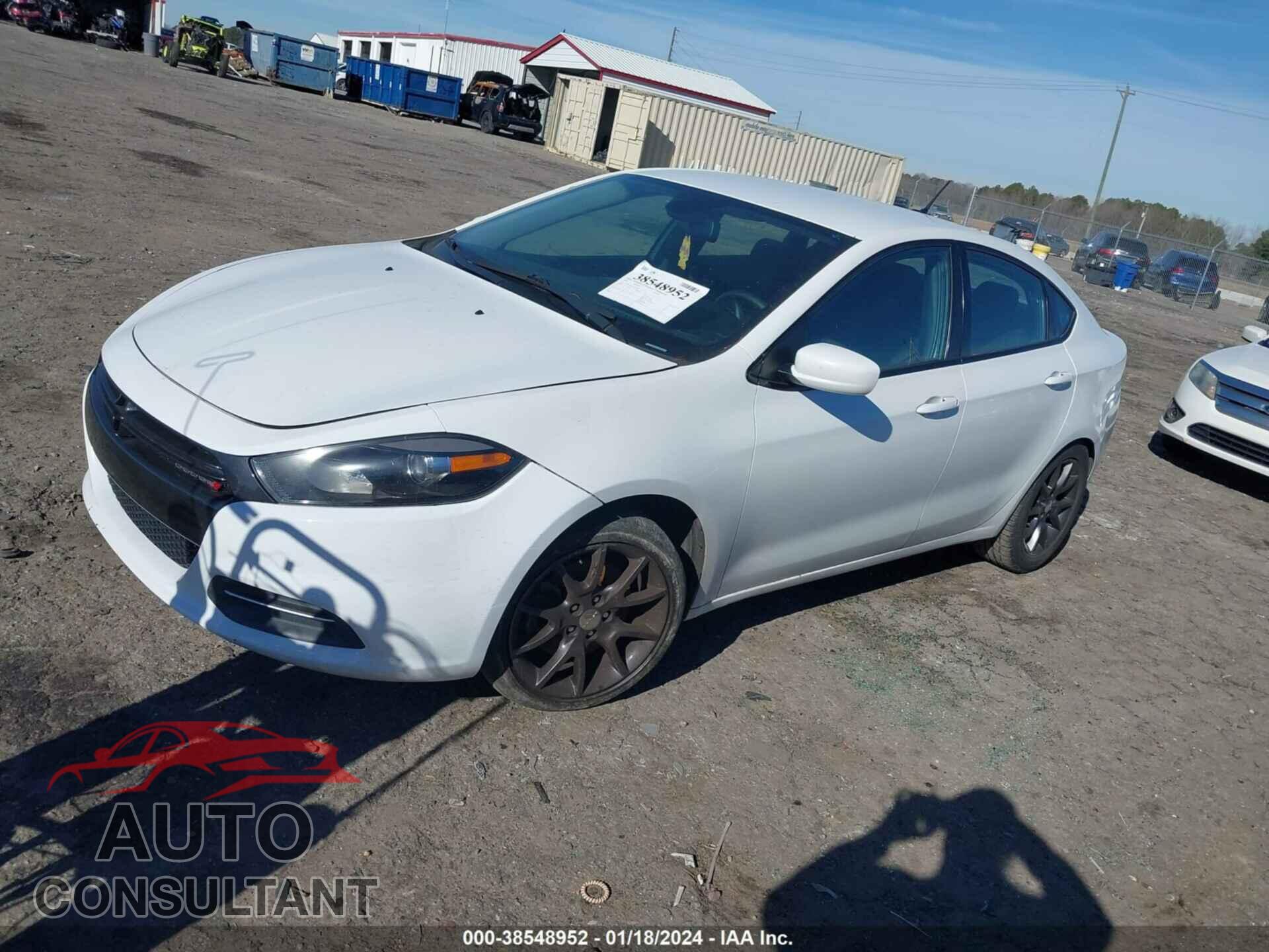 DODGE DART 2016 - 1C3CDFAA1GD508187