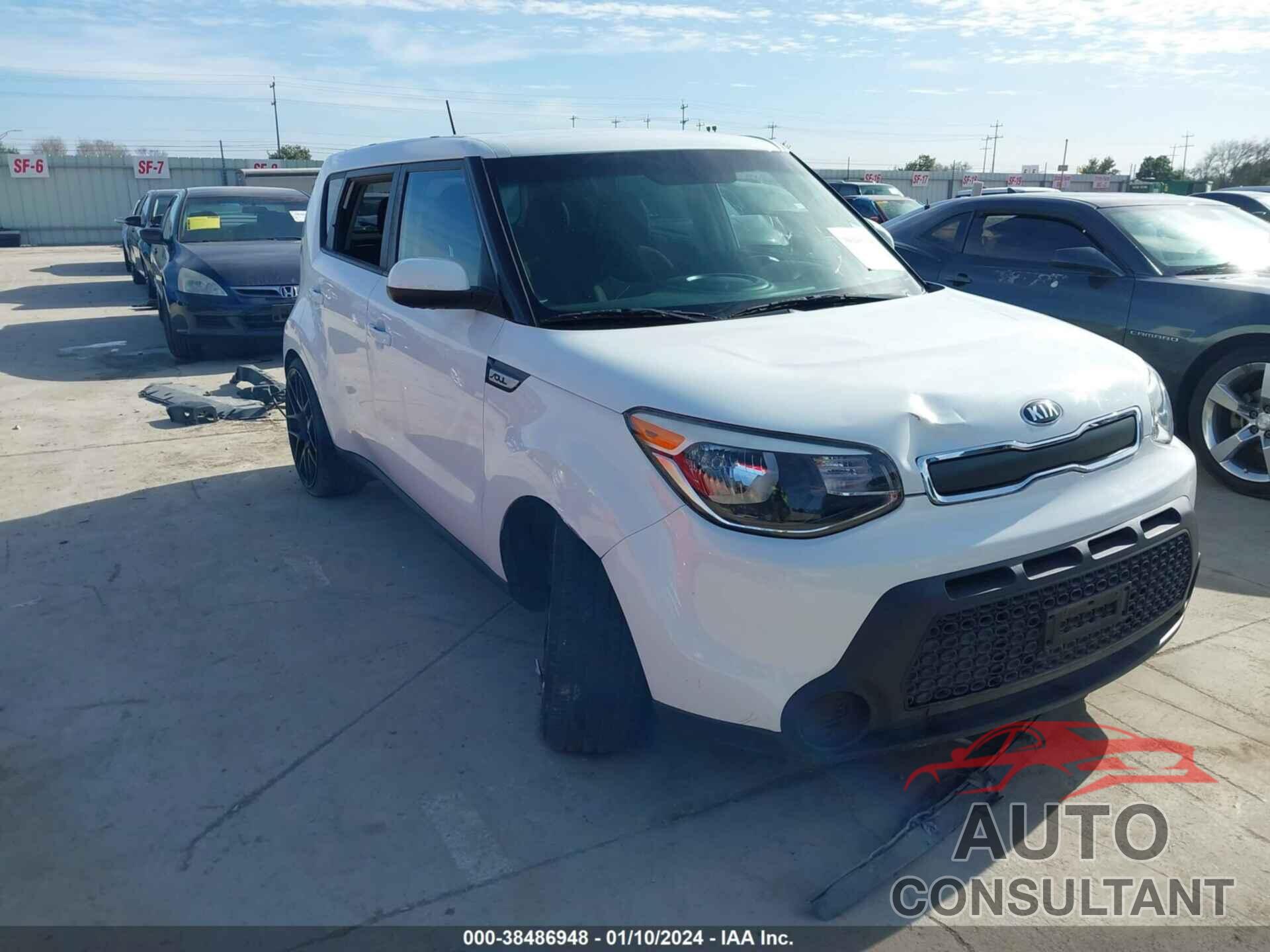 KIA SOUL 2016 - KNDJN2A25G7378303