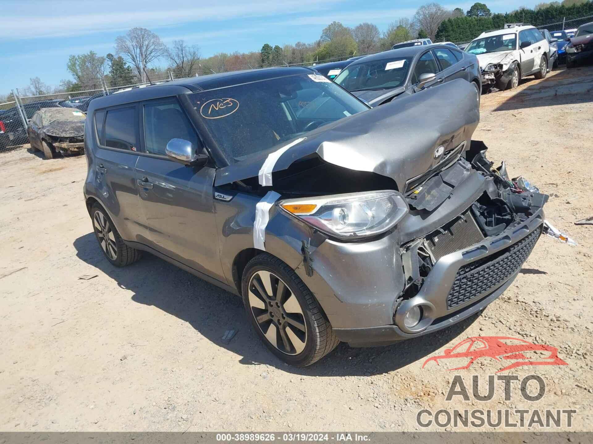 KIA SOUL 2016 - KNDJX3A52G7257965