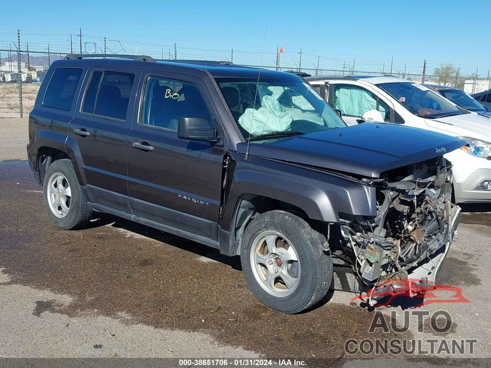 JEEP PATRIOT 2016 - 1C4NJPBA1GD569301