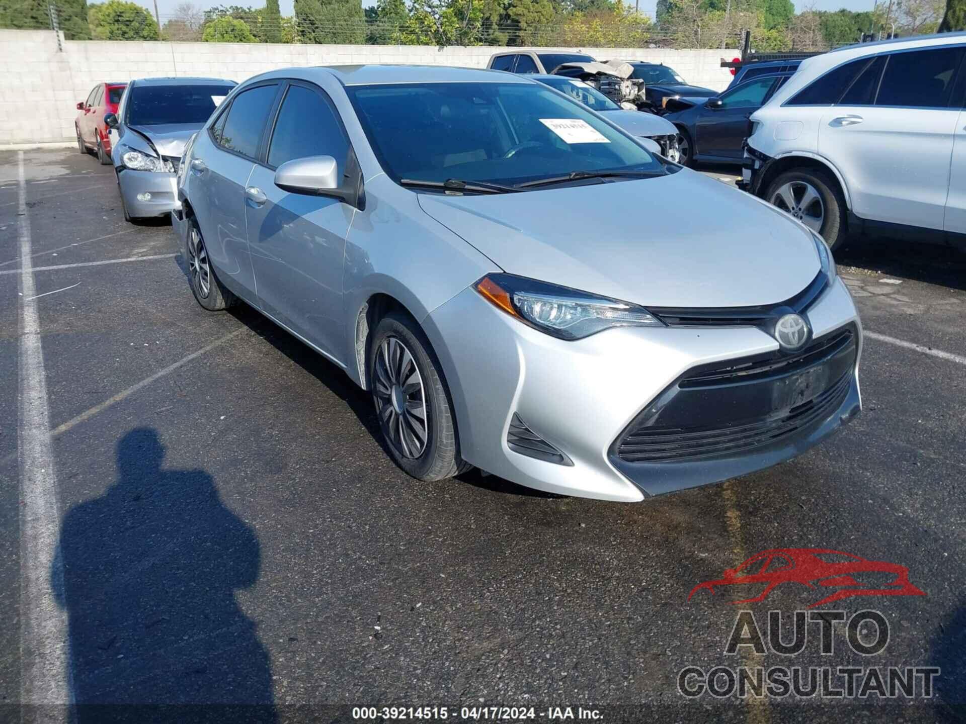 TOYOTA COROLLA 2019 - 5YFBURHE1KP931326