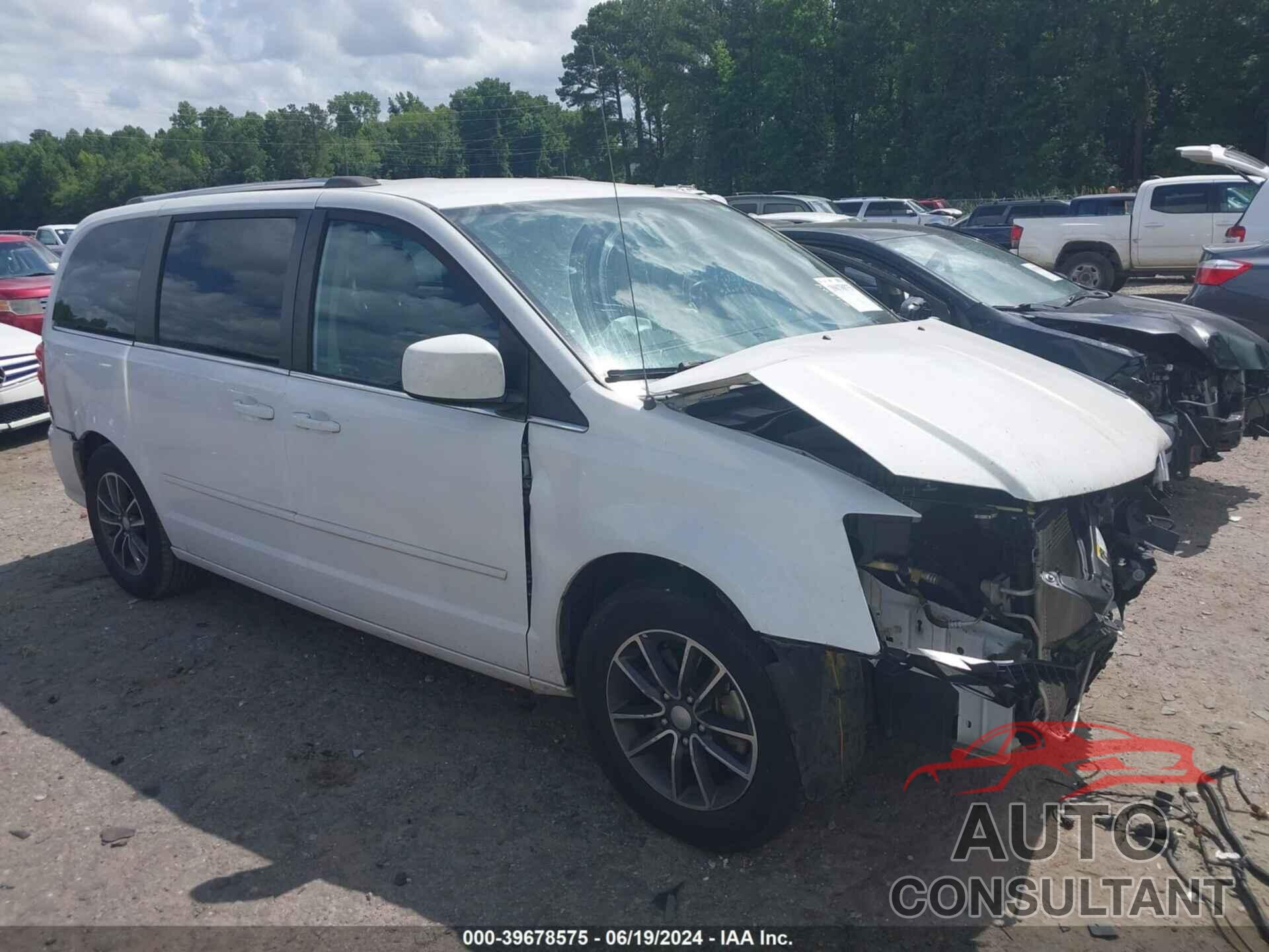 DODGE GRAND CARAVAN 2017 - 2C4RDGCG0HR750187