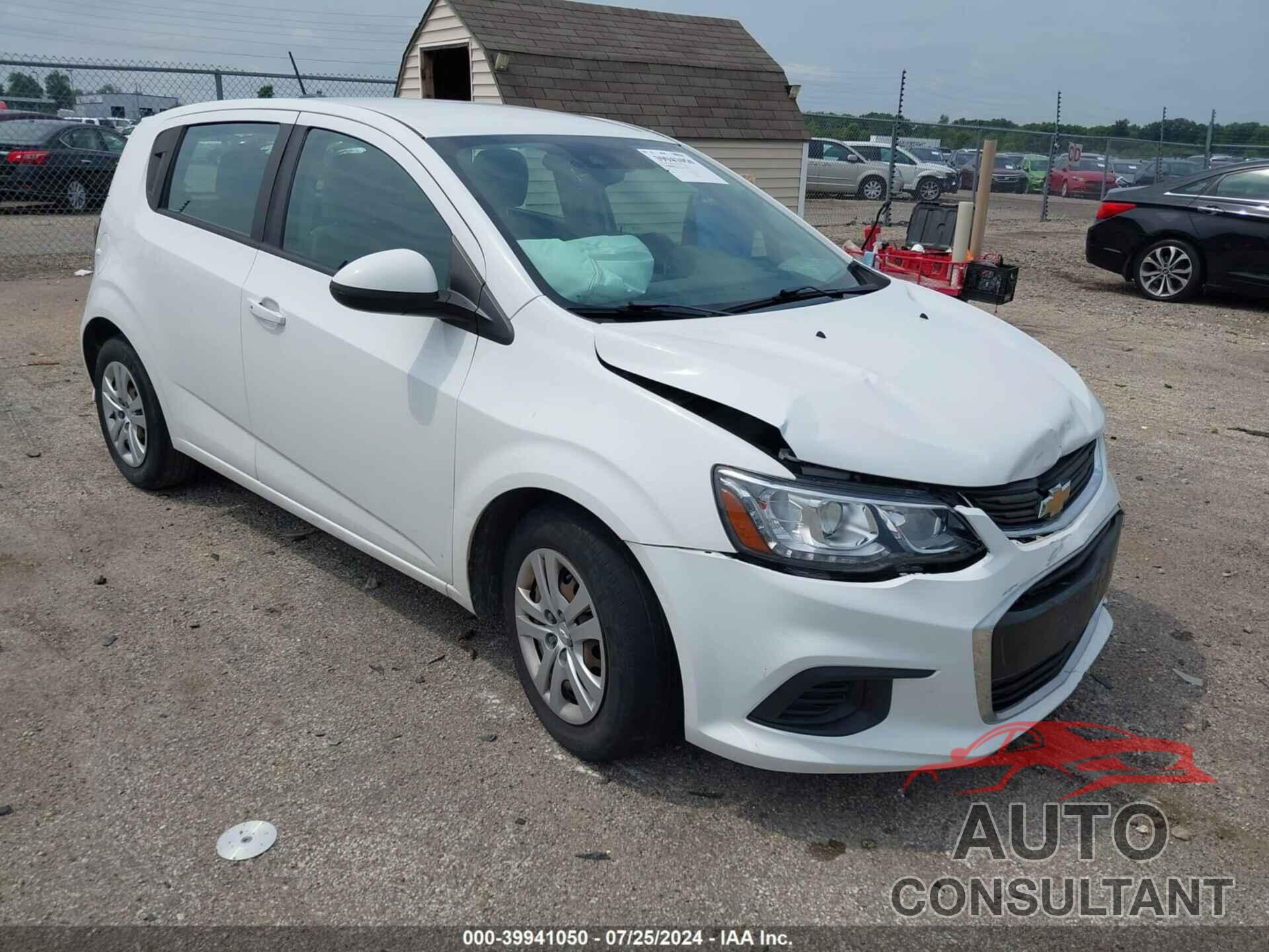 CHEVROLET SONIC 2020 - 1G1JG6SB8L4110012