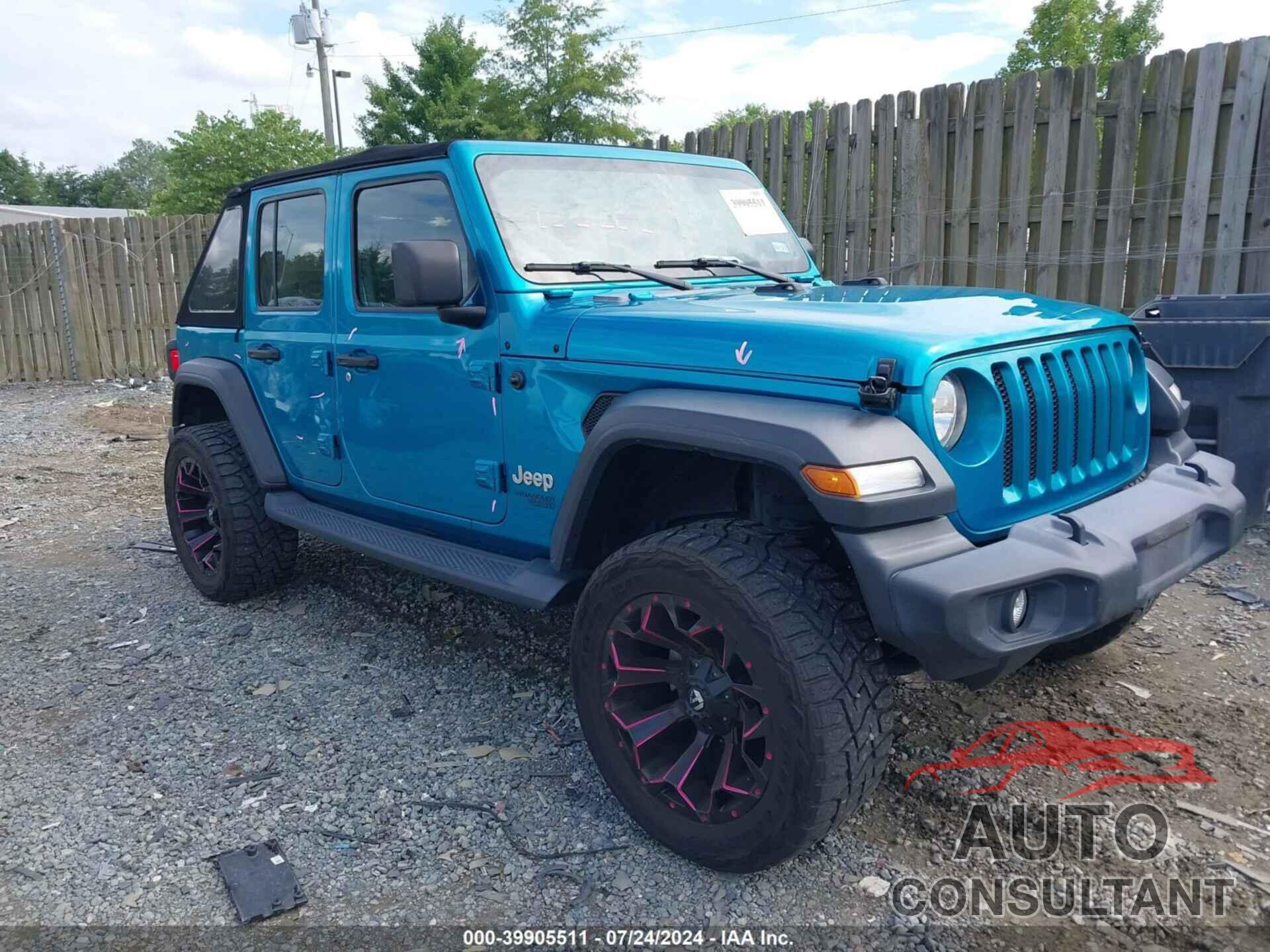 JEEP WRANGLER UNLIMITED 2020 - 1C4HJXDN5LW128430