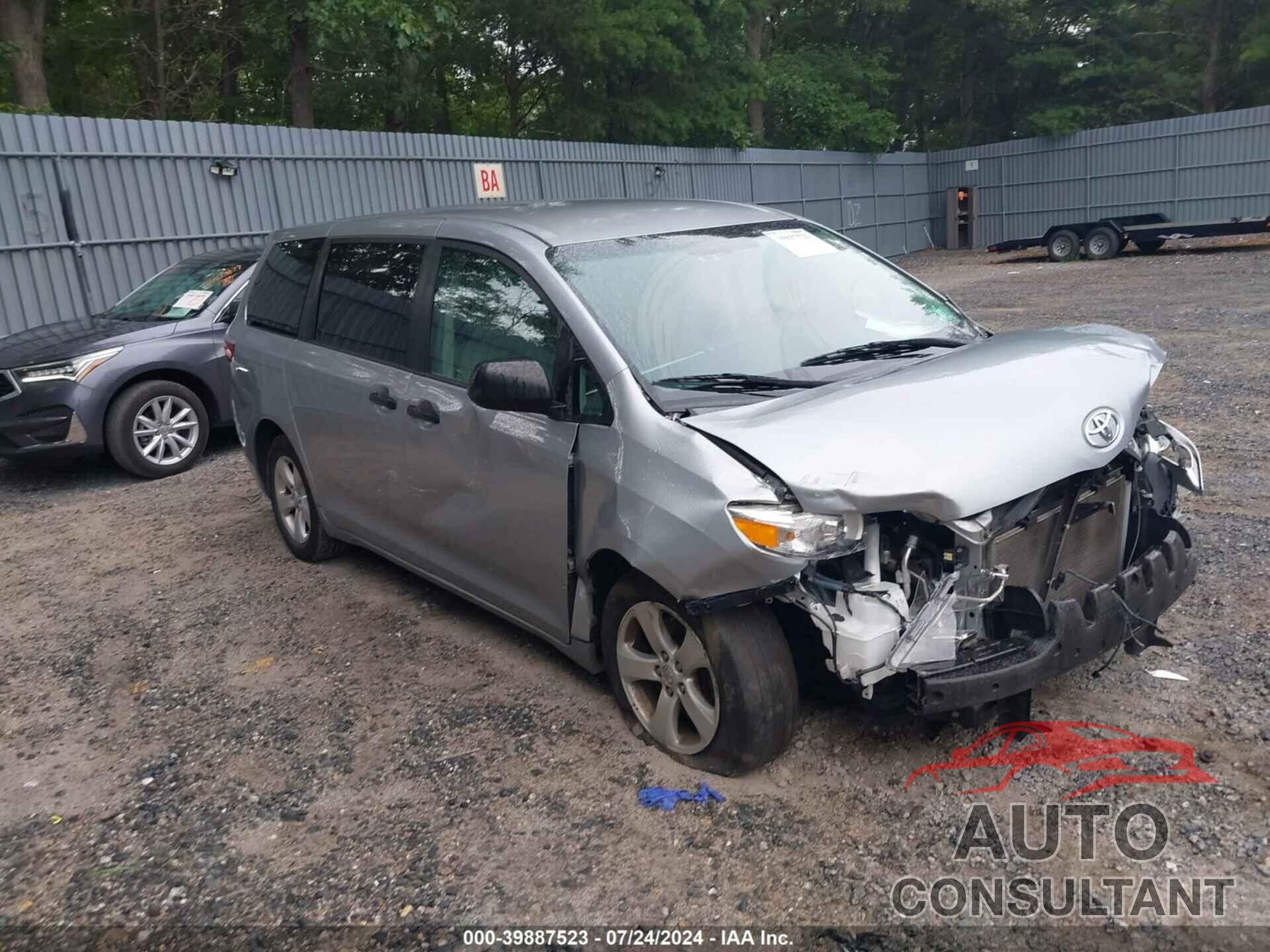 TOYOTA SIENNA 2016 - 5TDZK3DCXGS706990