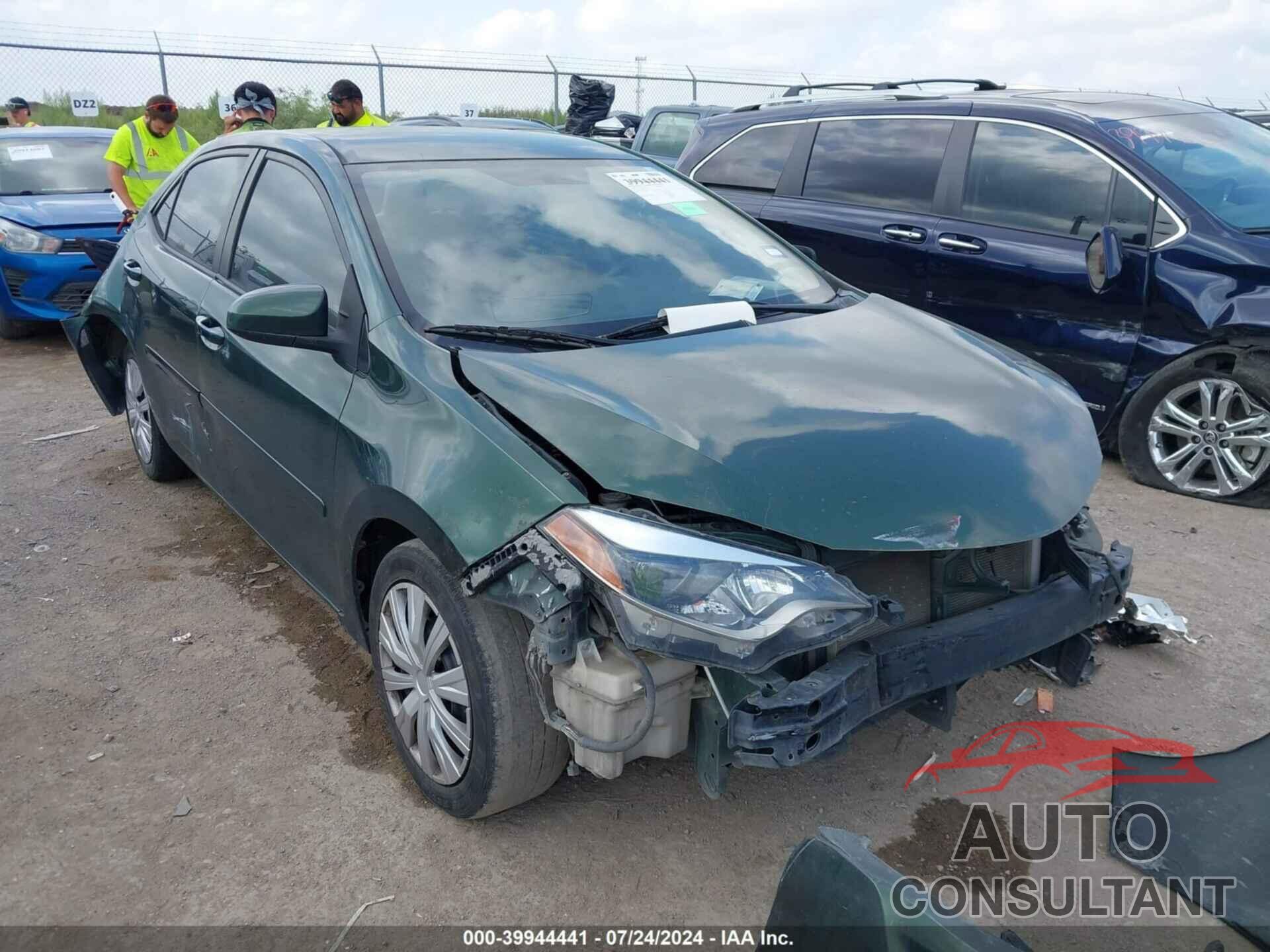 TOYOTA COROLLA 2016 - 2T1BURHE0GC537257
