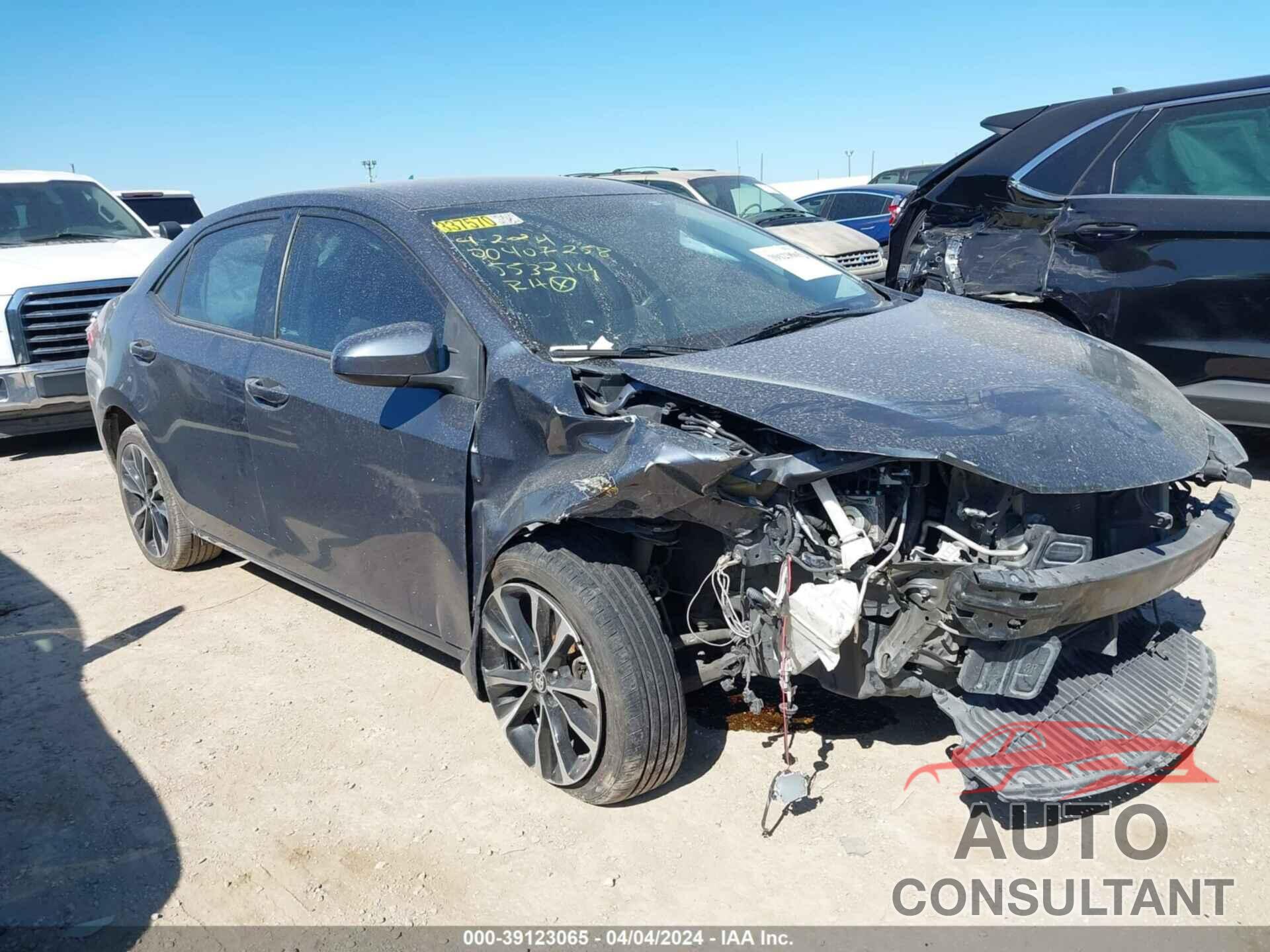 TOYOTA COROLLA 2016 - 5YFBURHE7GP553214