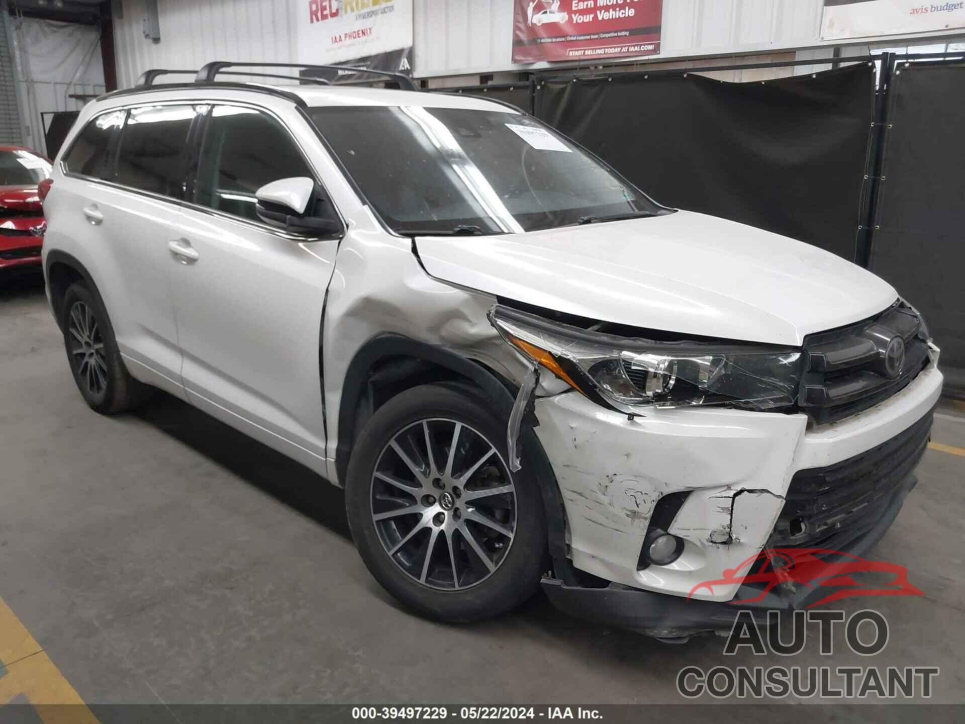 TOYOTA HIGHLANDER 2018 - 5TDKZRFHXJS538610