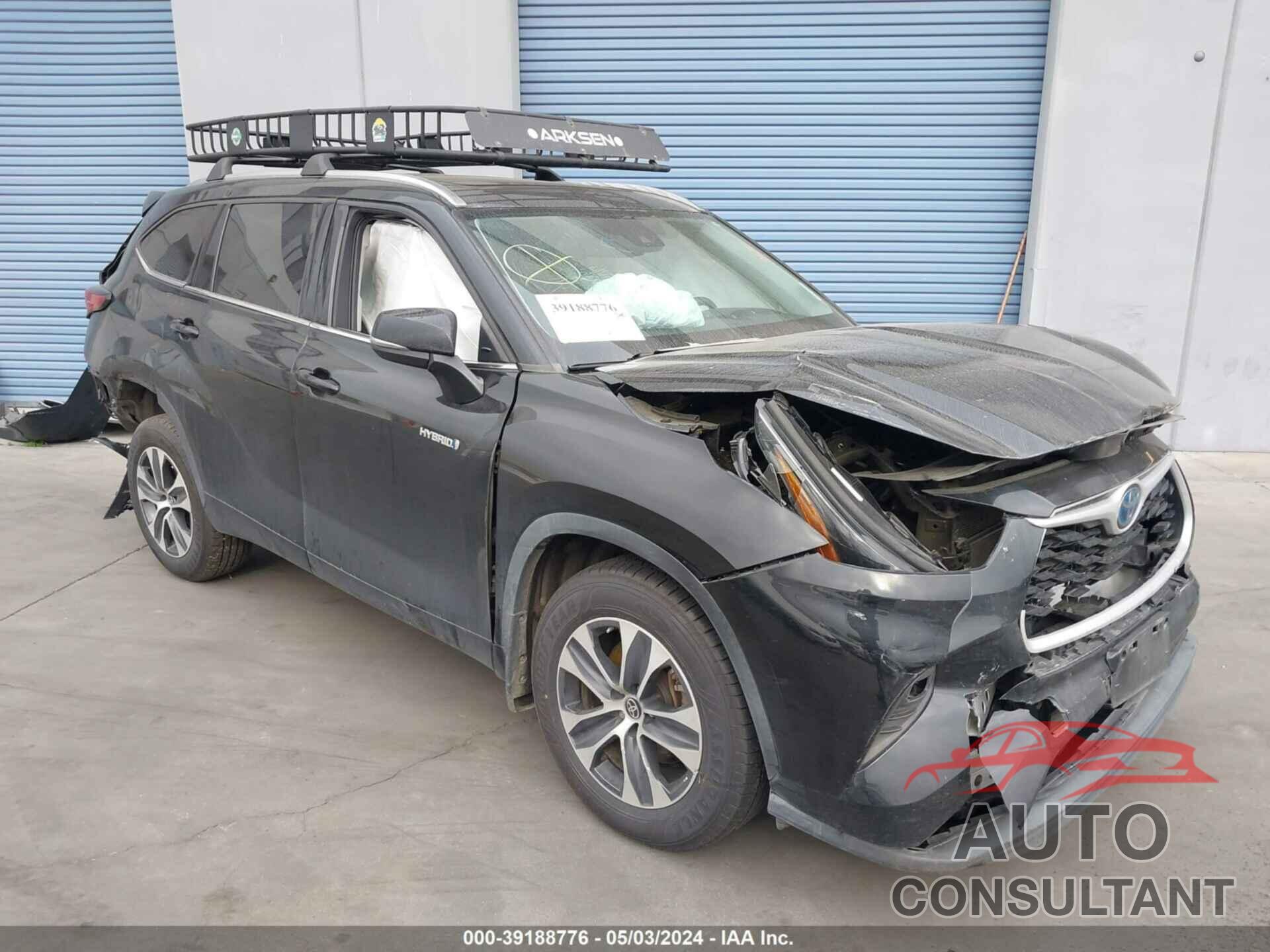 TOYOTA HIGHLANDER 2021 - 5TDHARAH1MS507761