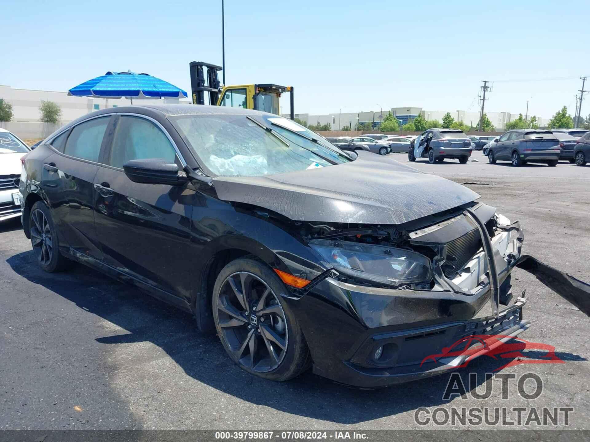 HONDA CIVIC 2019 - 2HGFC2F86KH529589