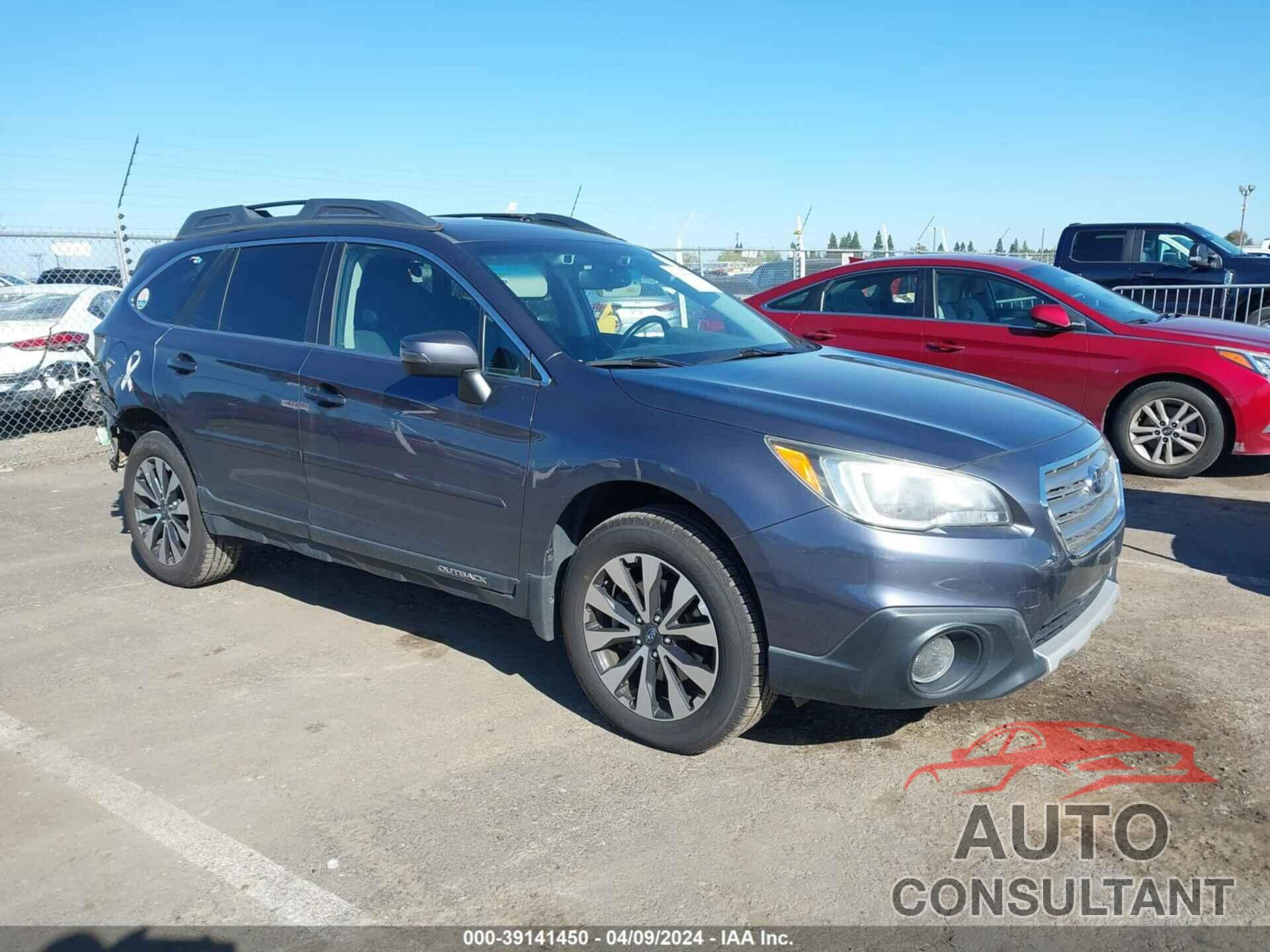 SUBARU OUTBACK 2016 - 4S4BSANC4G3279758