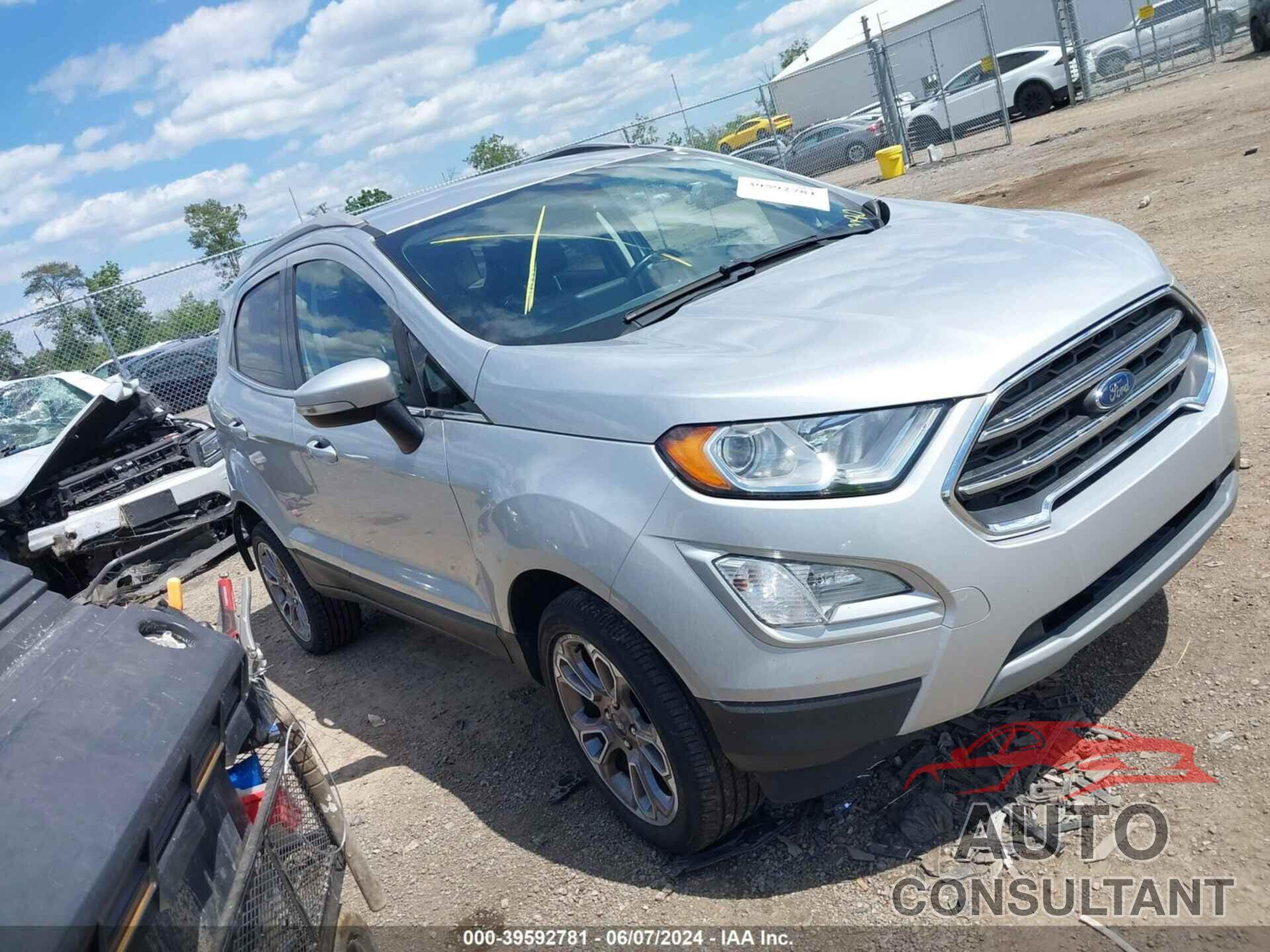 FORD ECOSPORT 2020 - MAJ6S3KLXLC334865