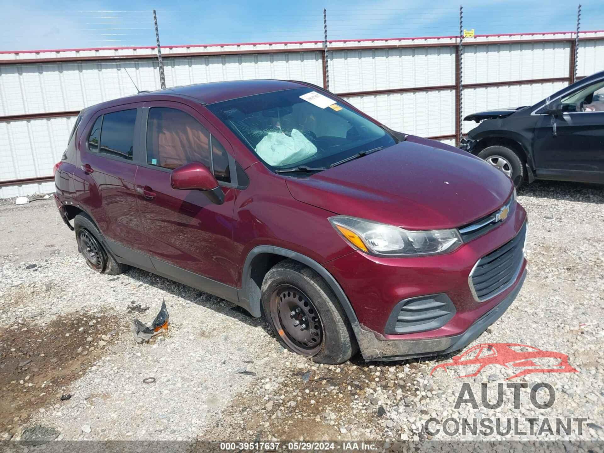 CHEVROLET TRAX 2017 - 3GNCJKSB4HL268110