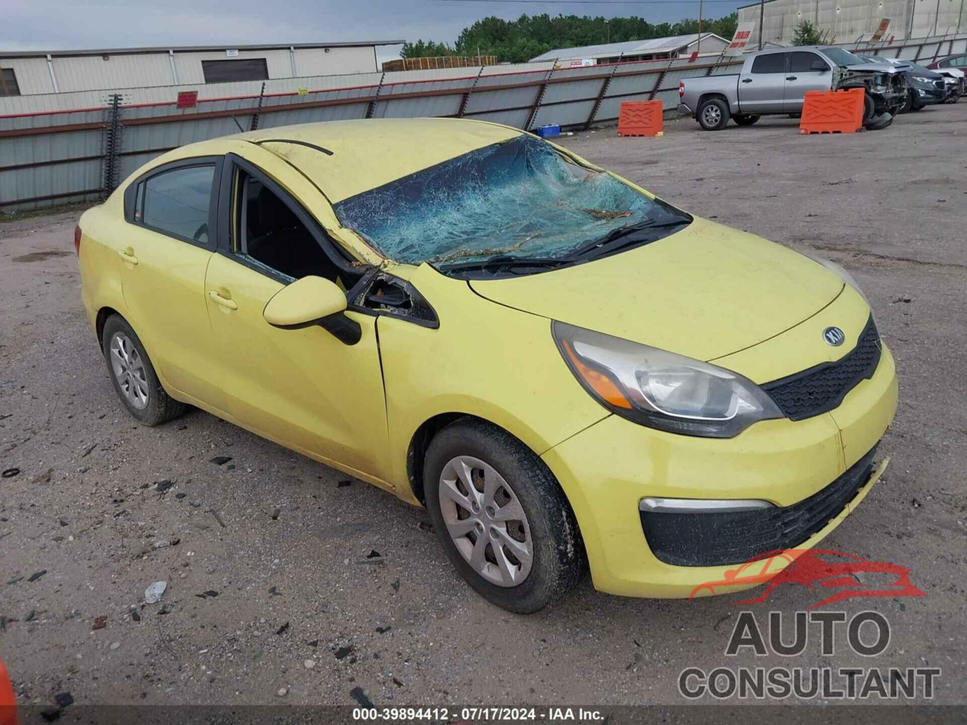 KIA RIO 2016 - KNADM4A36G6585855