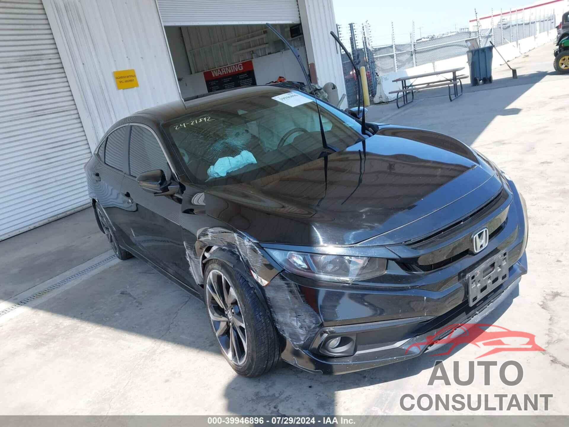 HONDA CIVIC 2019 - 2HGFC2F88KH514673