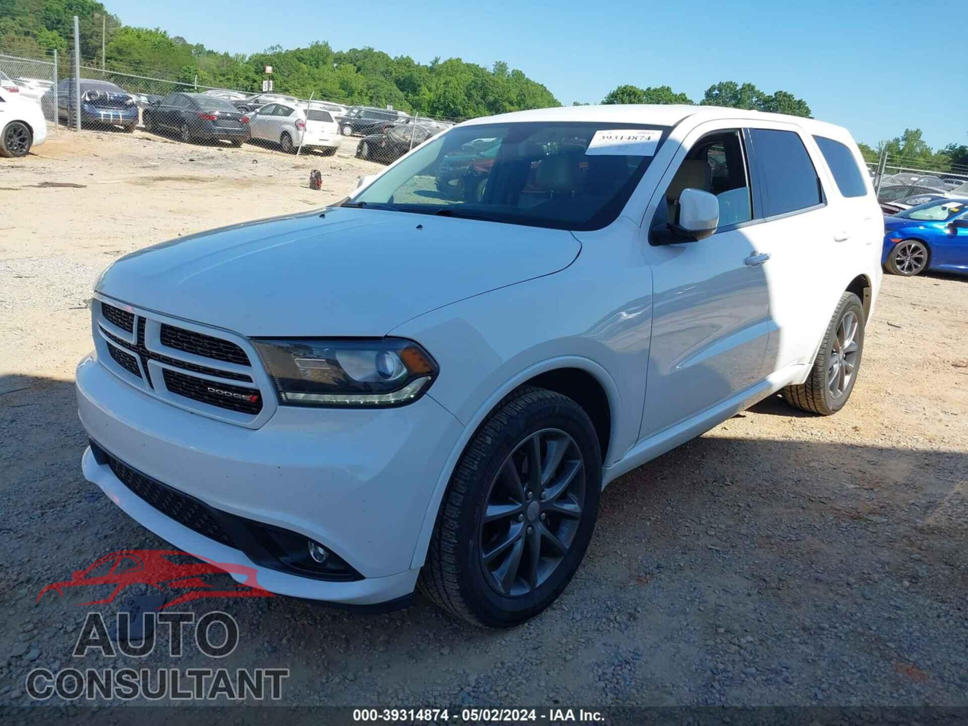 DODGE DURANGO 2017 - 1C4RDJDG3HC847968