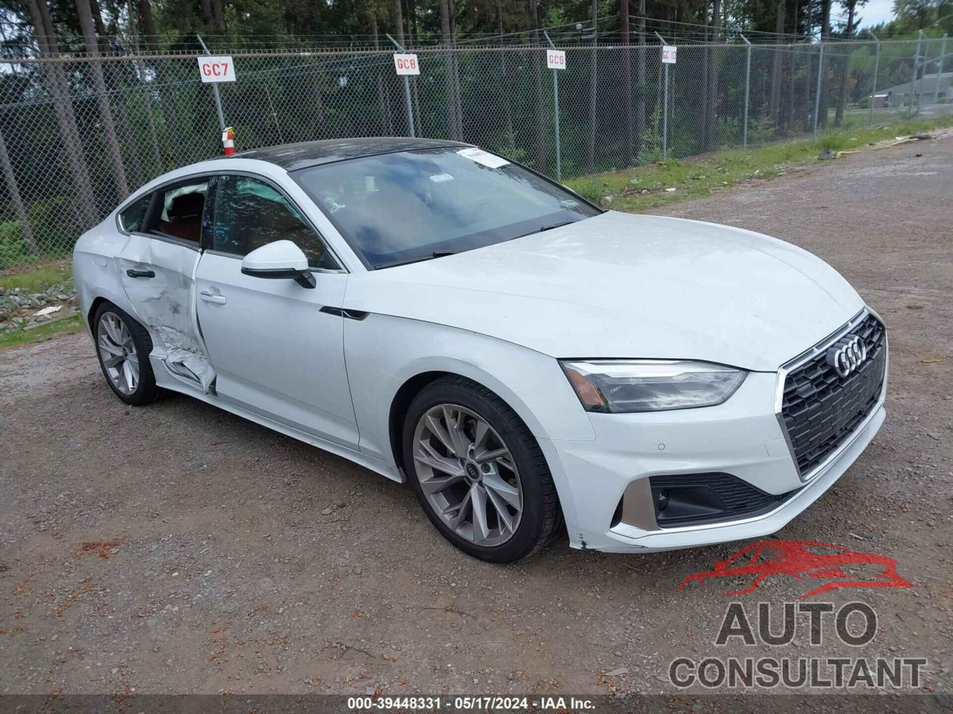 AUDI A5 SPORTBACK 2022 - WAUABCF55NA004563