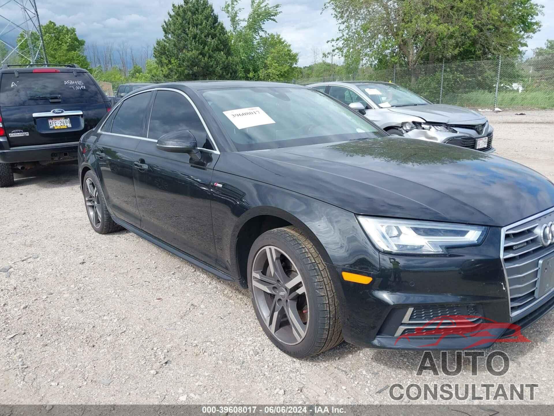 AUDI A4 2017 - WAUENAF47HN001908