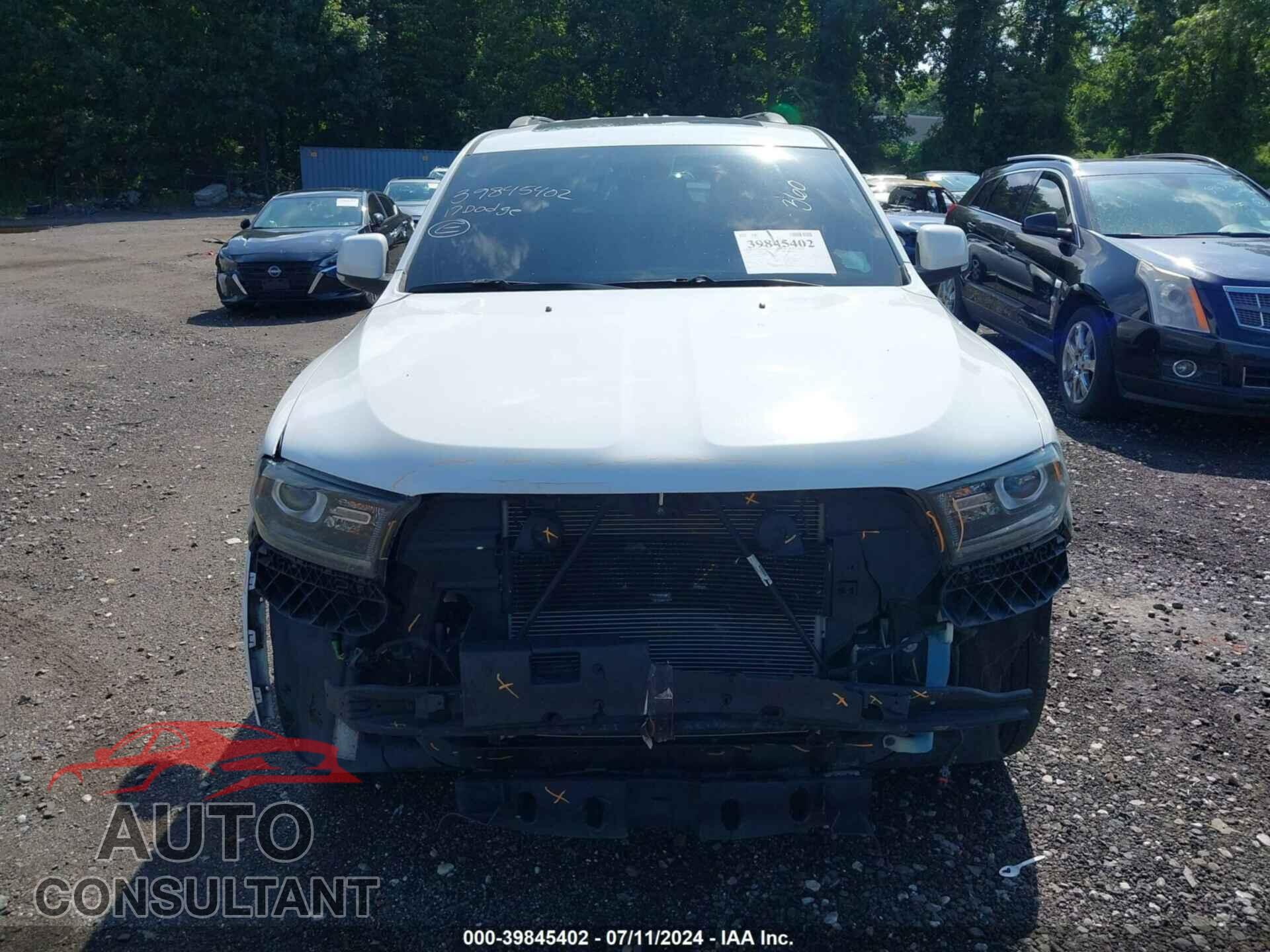 DODGE DURANGO 2017 - 1C4RDJDG4HC879277