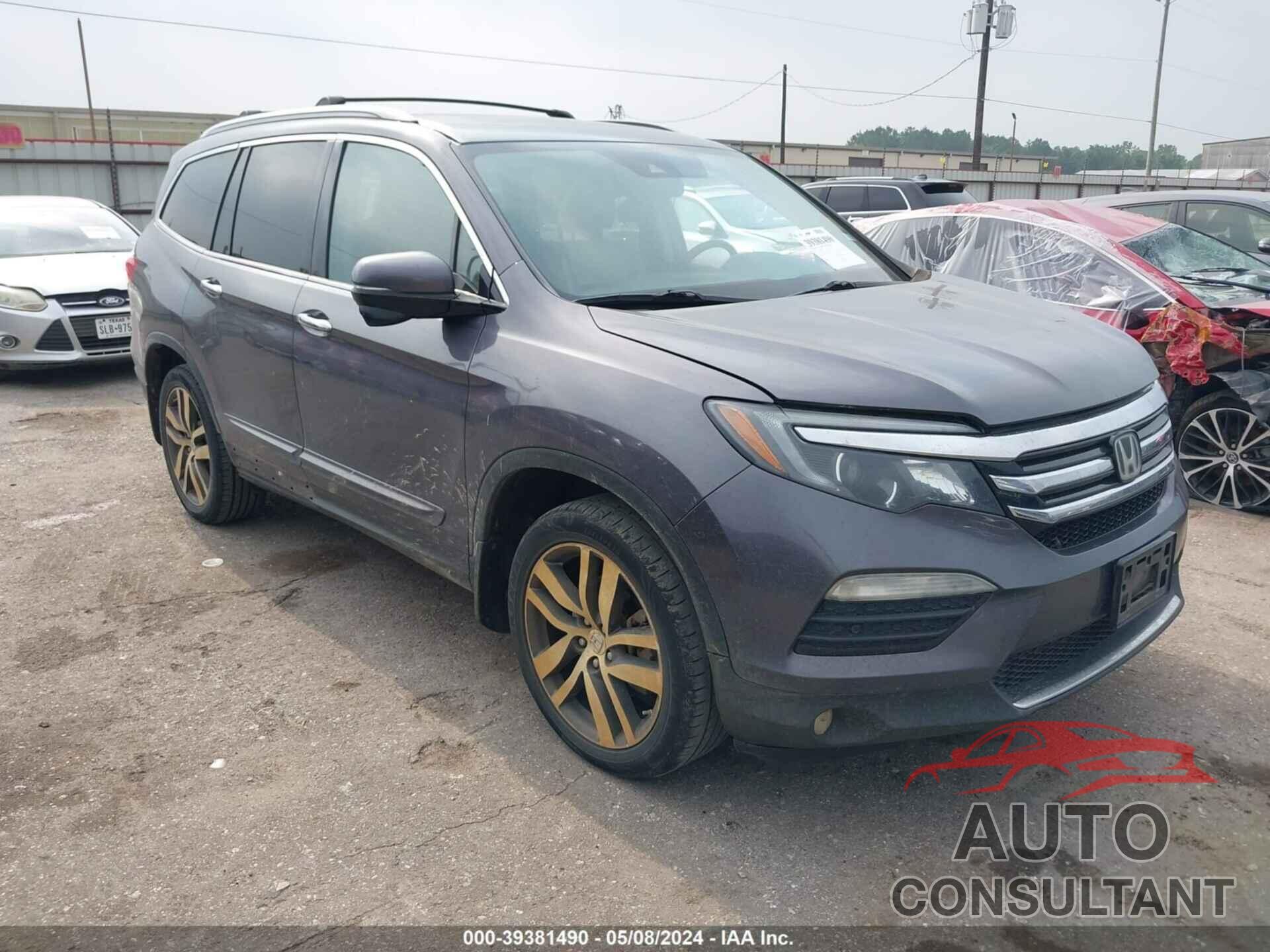 HONDA PILOT 2016 - 5FNYF6H94GB038236