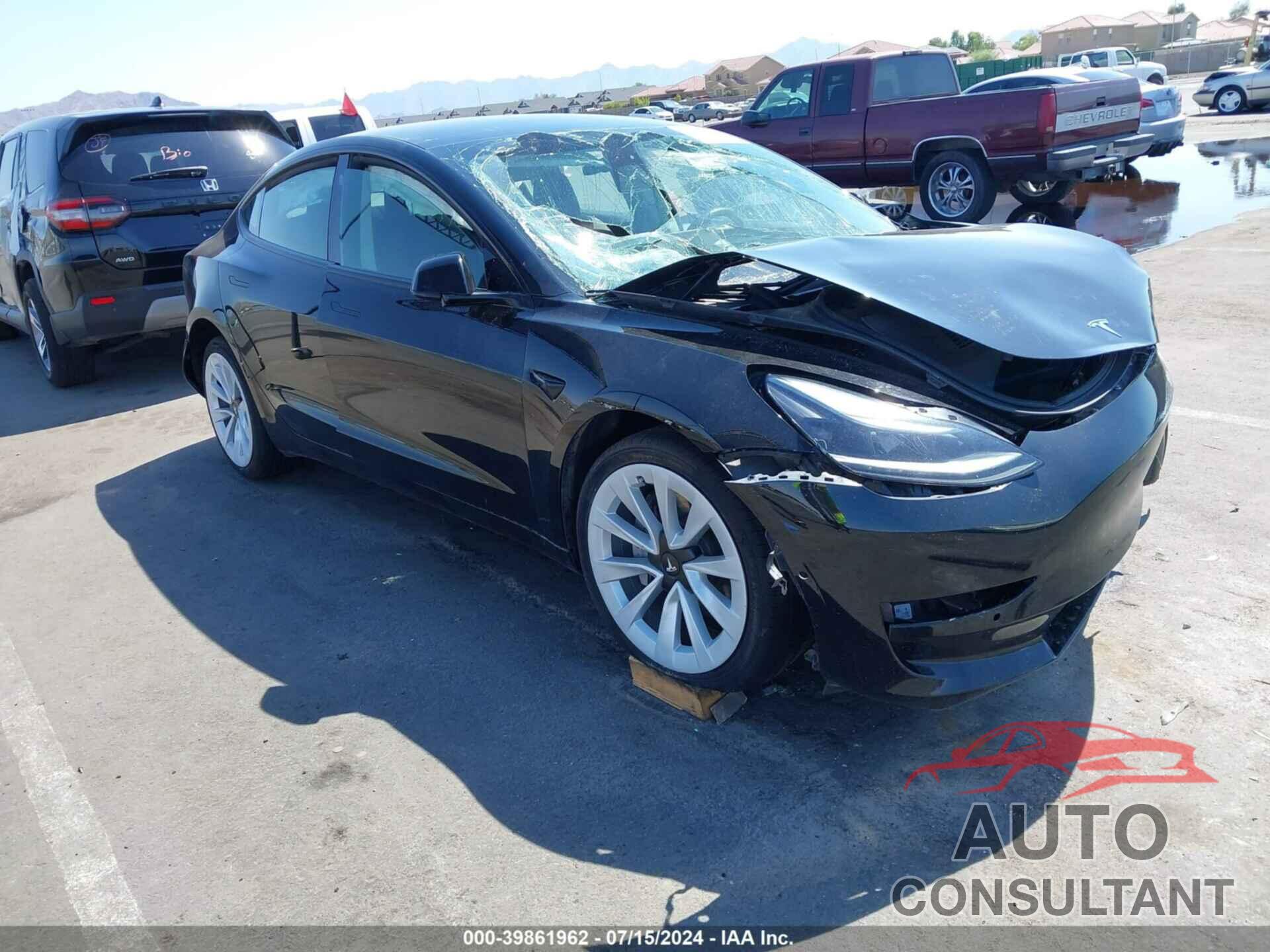 TESLA MODEL 3 2022 - 5YJ3E1EA3NF291172