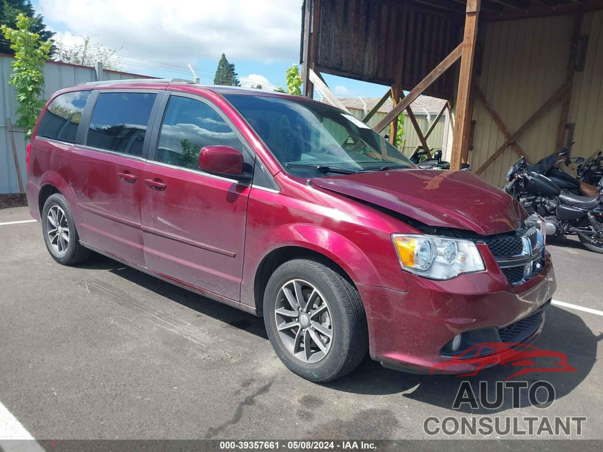 DODGE GRAND CARAVAN 2017 - 2C4RDGCG8HR745772