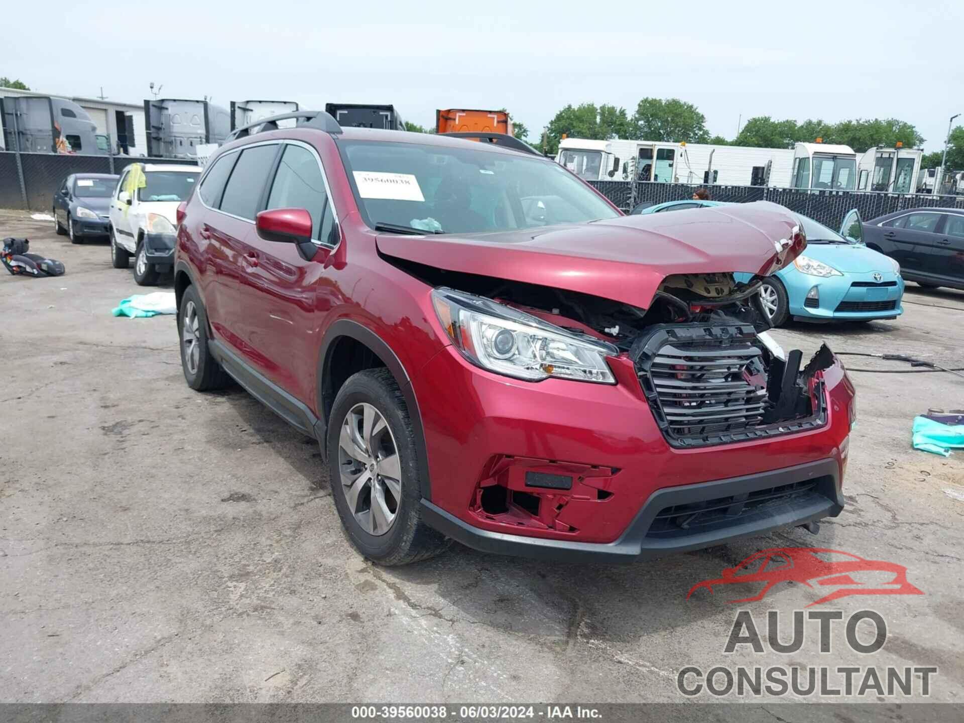 SUBARU ASCENT 2019 - 4S4WMACD6K3434665