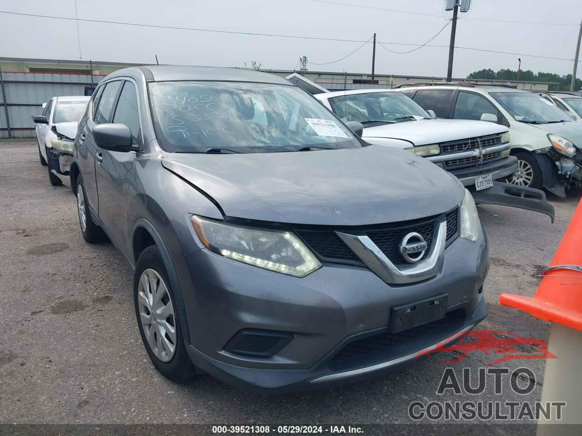 NISSAN ROGUE 2016 - KNMAT2MV8GP660804