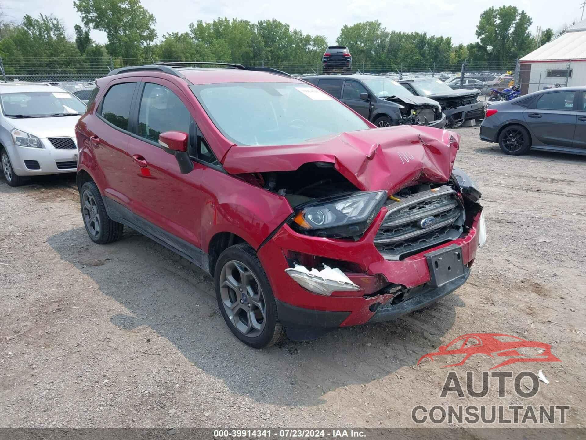 FORD ECOSPORT 2018 - MAJ6P1CL2JC215287