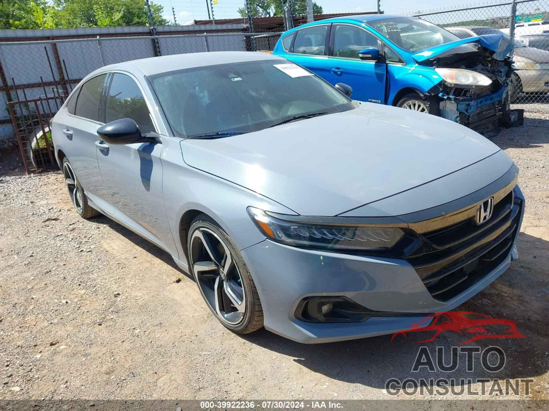 HONDA ACCORD 2021 - 1HGCV1F40MA077371