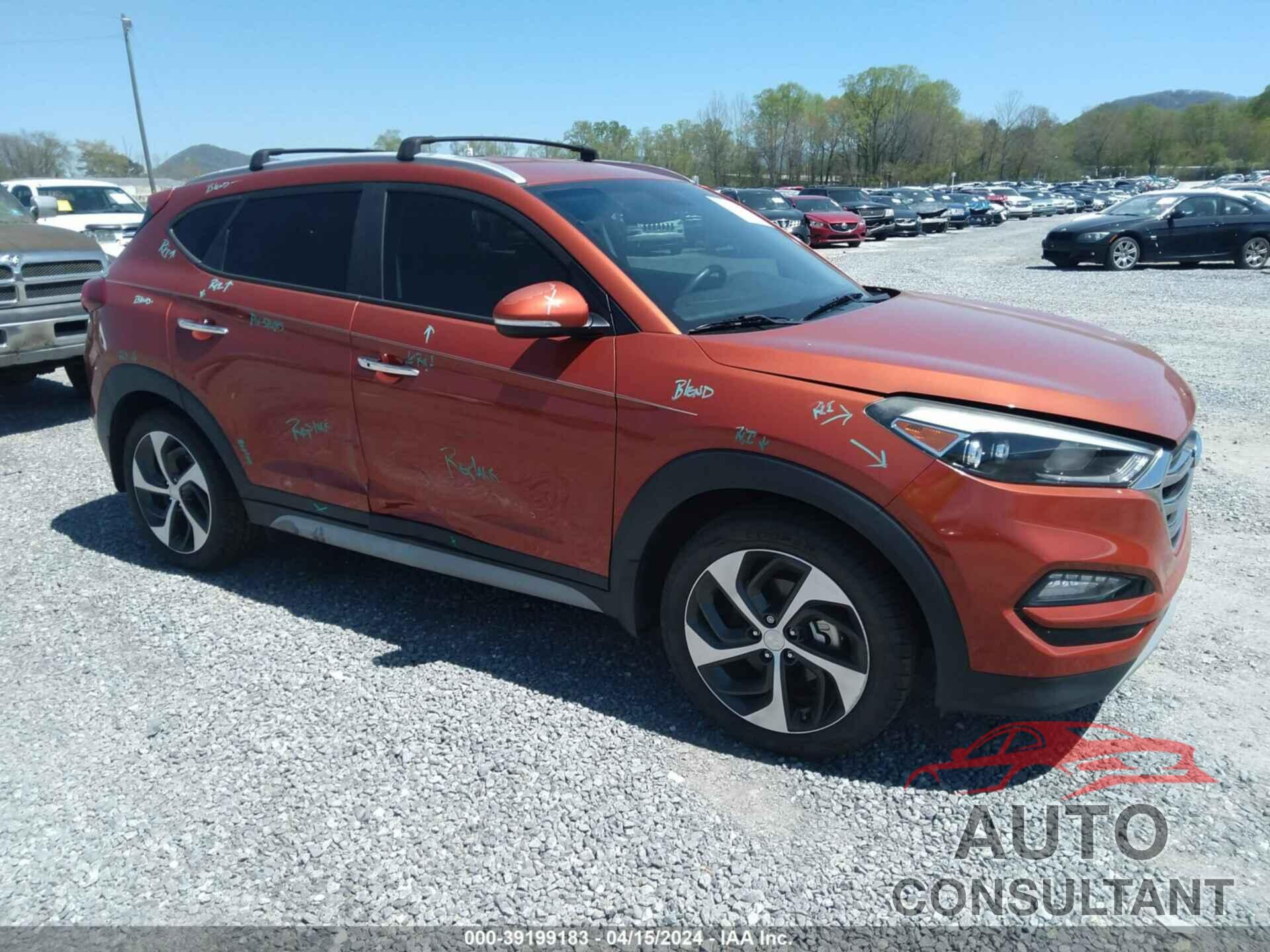 HYUNDAI TUCSON 2017 - KM8J33A20HU396945