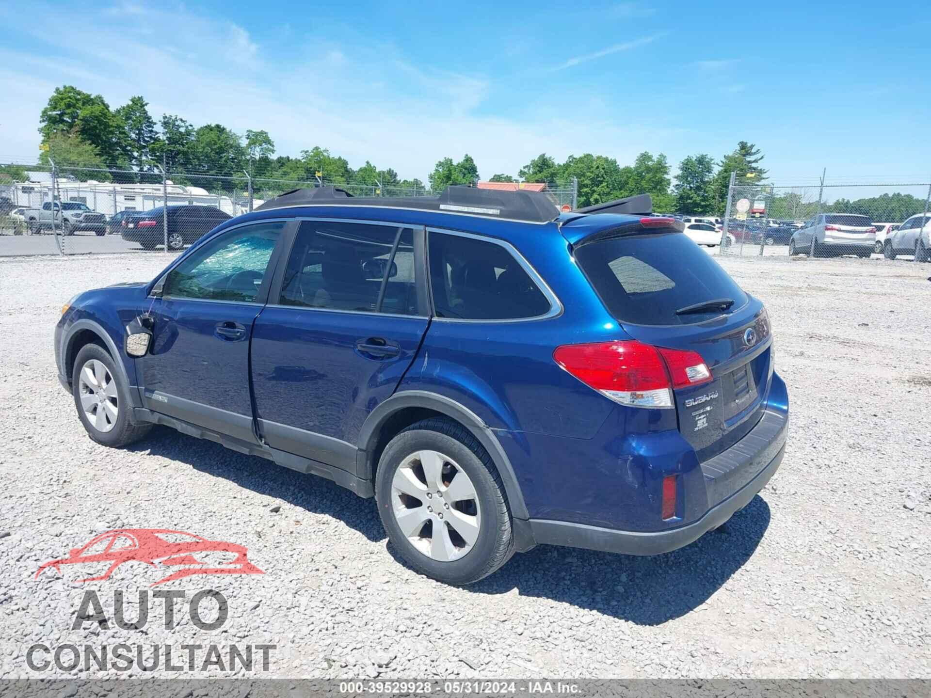 SUBARU OUTBACK 2011 - 4S4BRBGC9B3349083