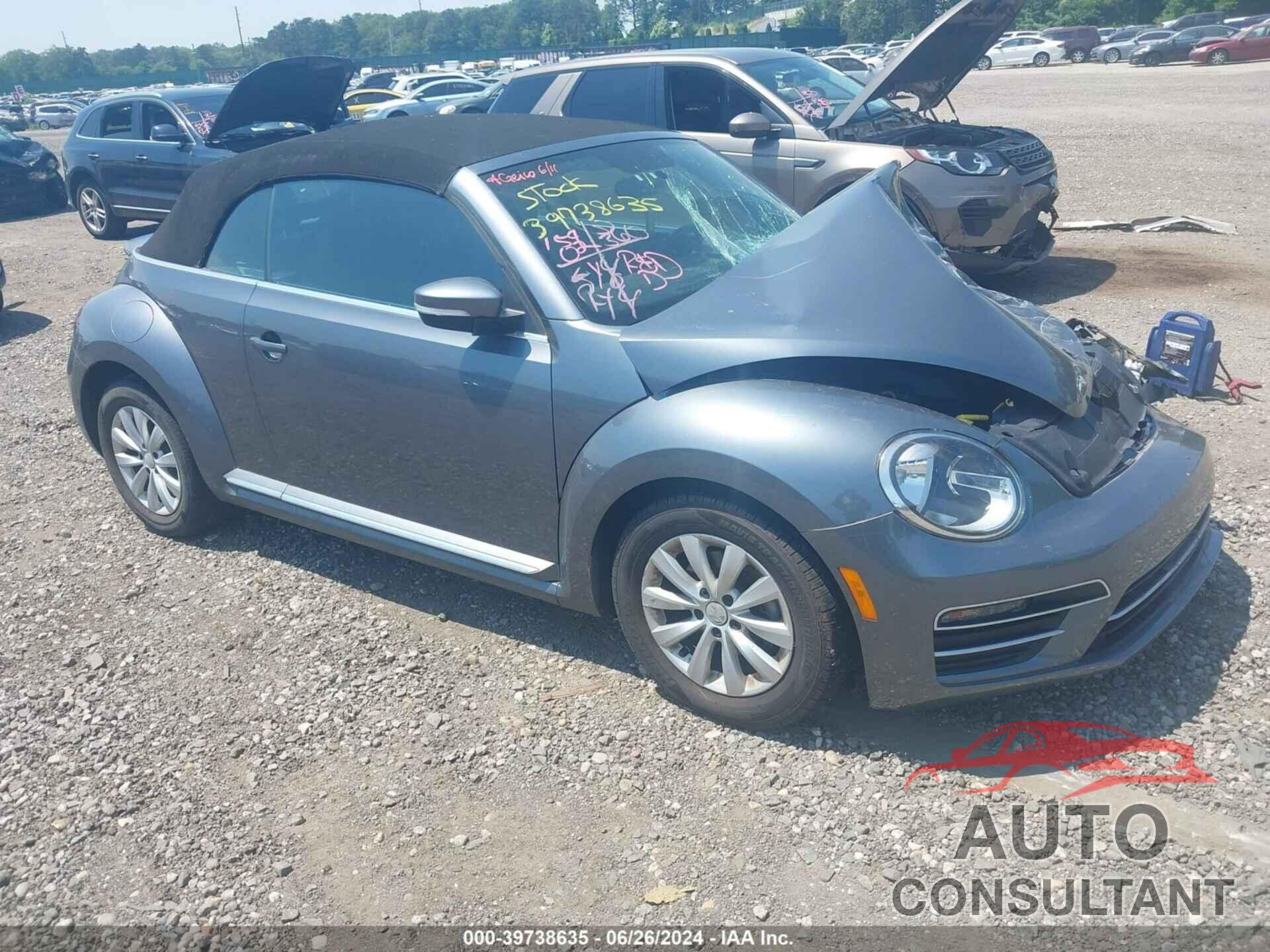 VOLKSWAGEN BEETLE 2019 - 3VW5DAAT4KM508168