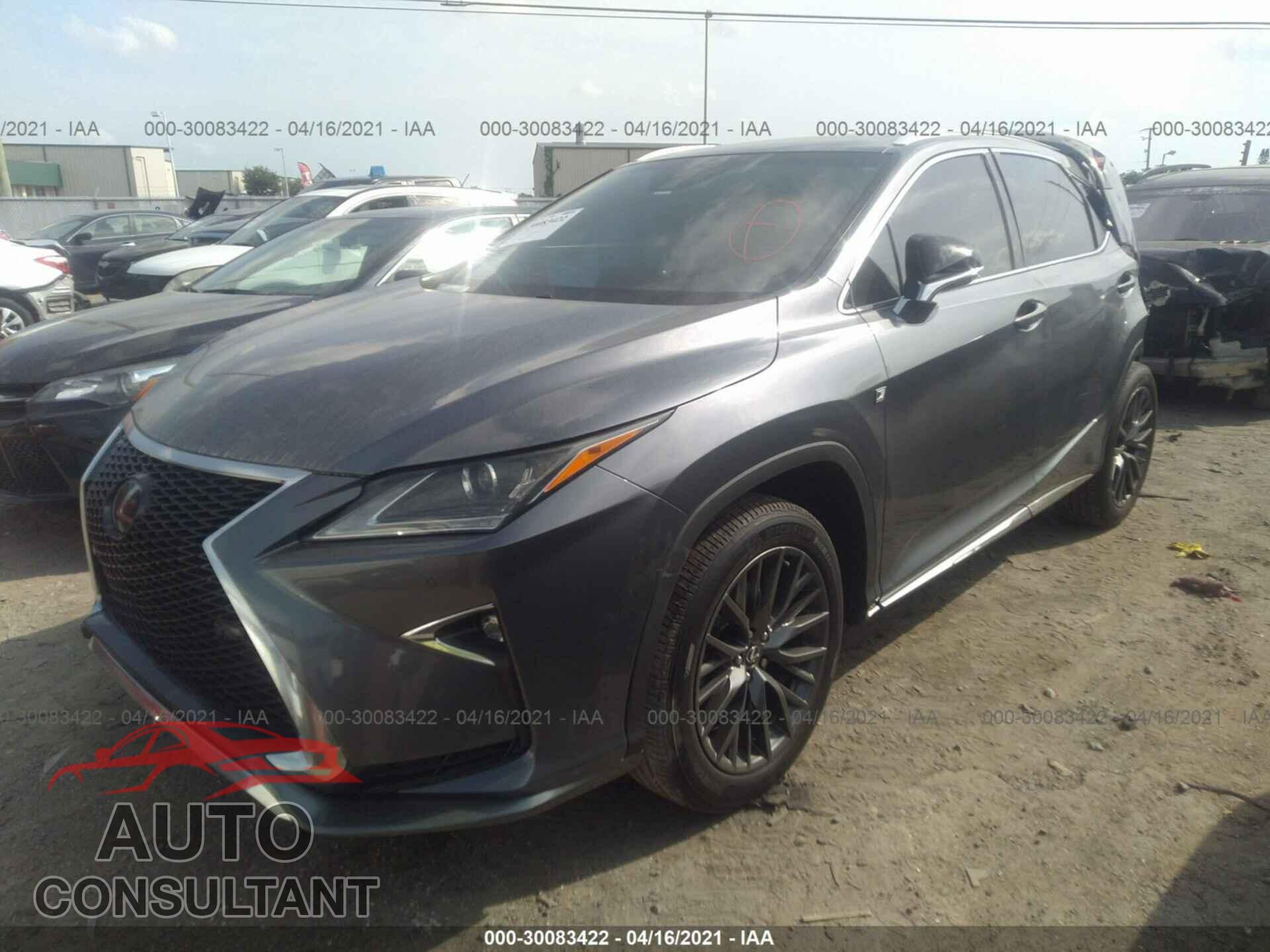 LEXUS RX 2017 - 2T2ZZMCA4HC070767